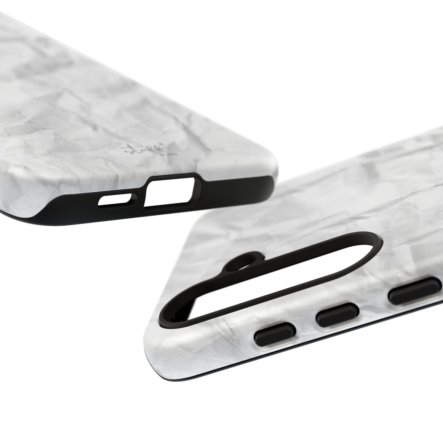 Crinkled Case | Coque résistante double protection anti-choc Effet Papier Froissé Mat