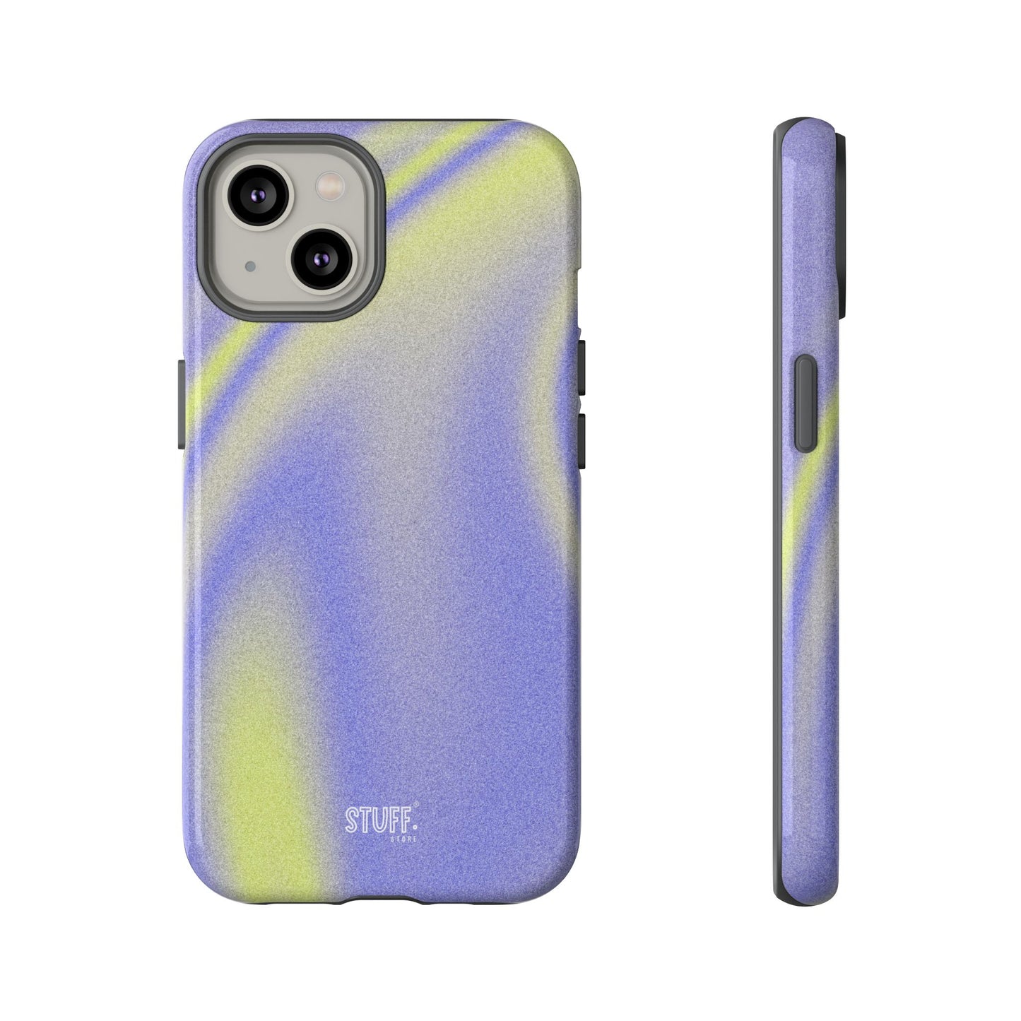 Vibrant Case | Coque résistante double protection anti-choc - Violet & Jaune
