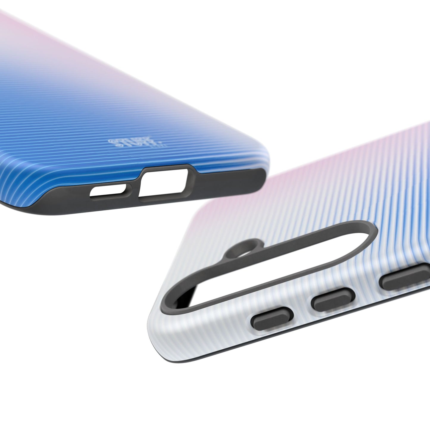 Gradient Case | Coque résistante double protection anti-choc - Dégradé Bleu & Rose