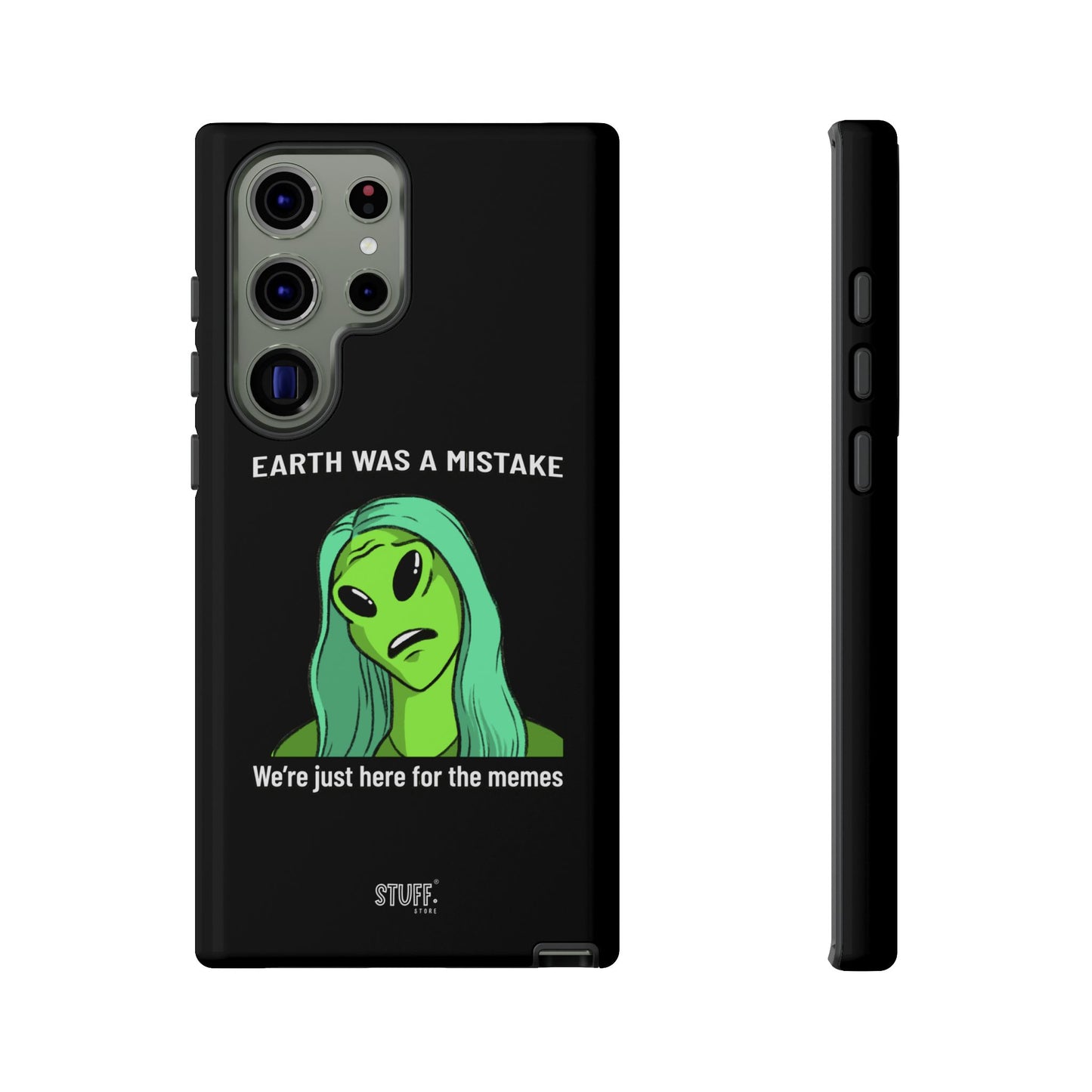 Meme Liking Alien Case | Coque résistante double protection pour les amateurs de Pop Culture