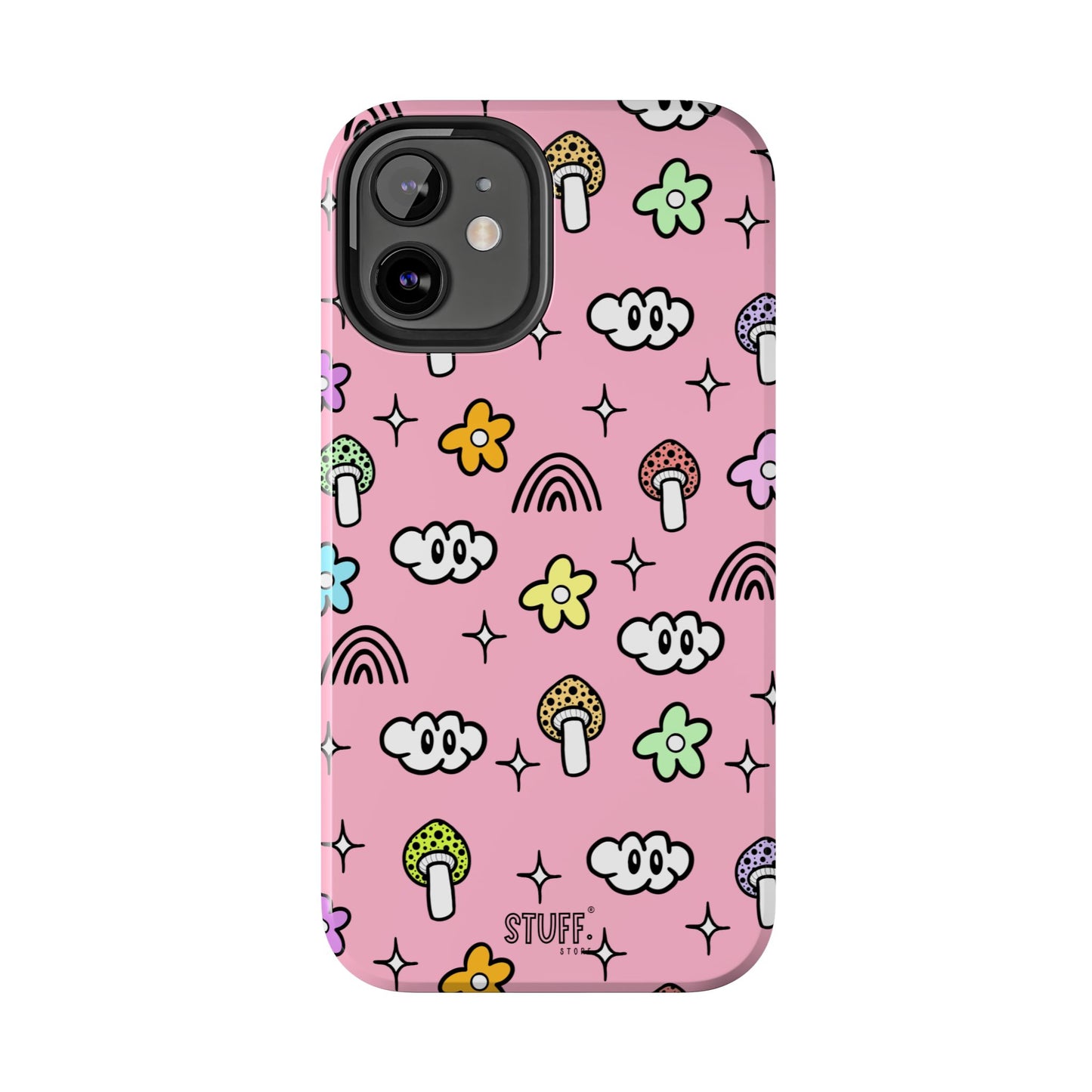 Pixie Case | Coque résistante double protection | Pixie Collection - Pink Matte Effect