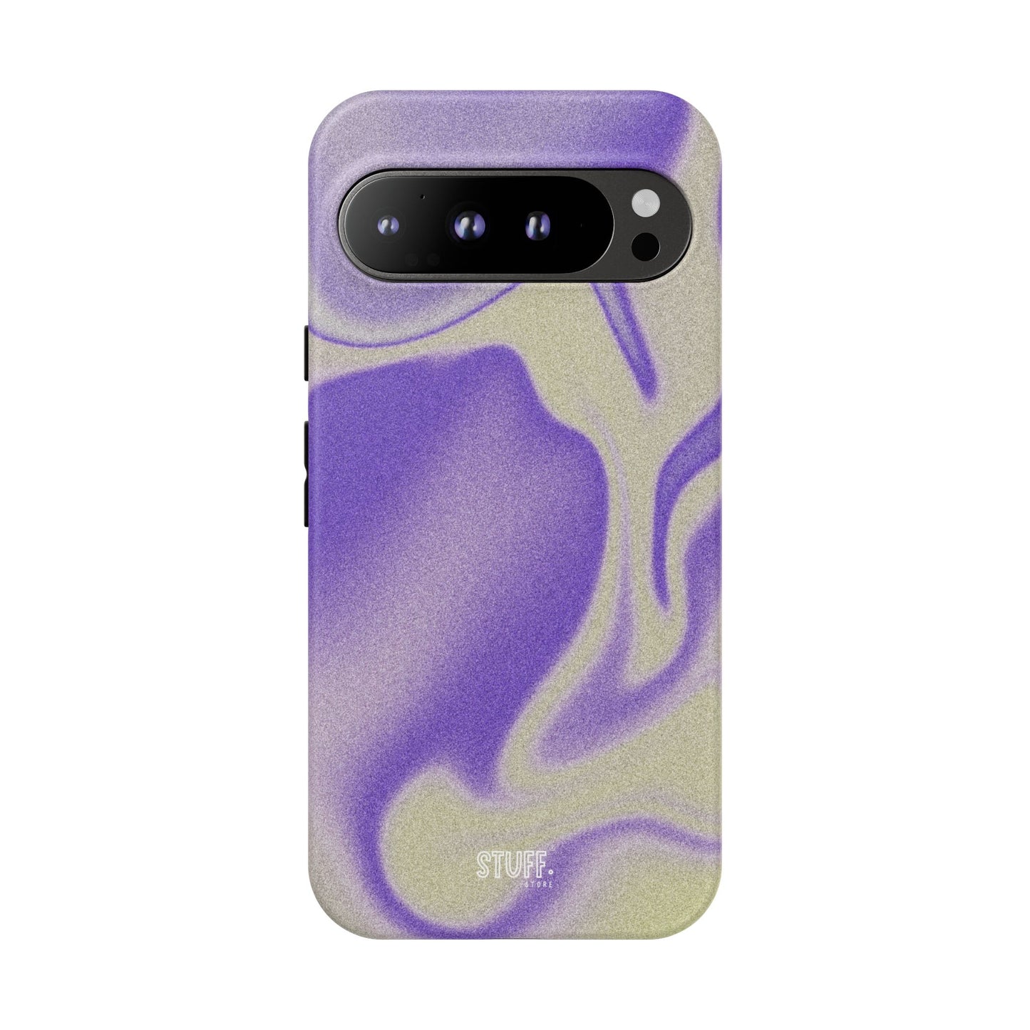 Swirly Case | Coque résistante double protection - Motif vague pourpre