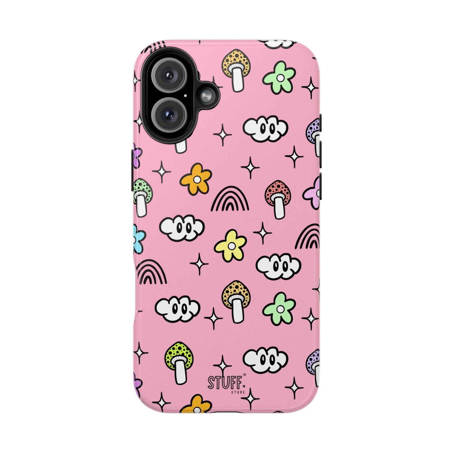 Pixie Case | Coque résistante double protection | Pixie Collection - Pink Matte Effect