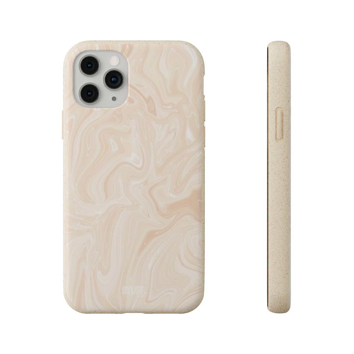 Liquid Marble Case | Coque Eco-Friendly en Bambou et Bioplastique Effet Marbré - Disponible avec Emballage Cadeau