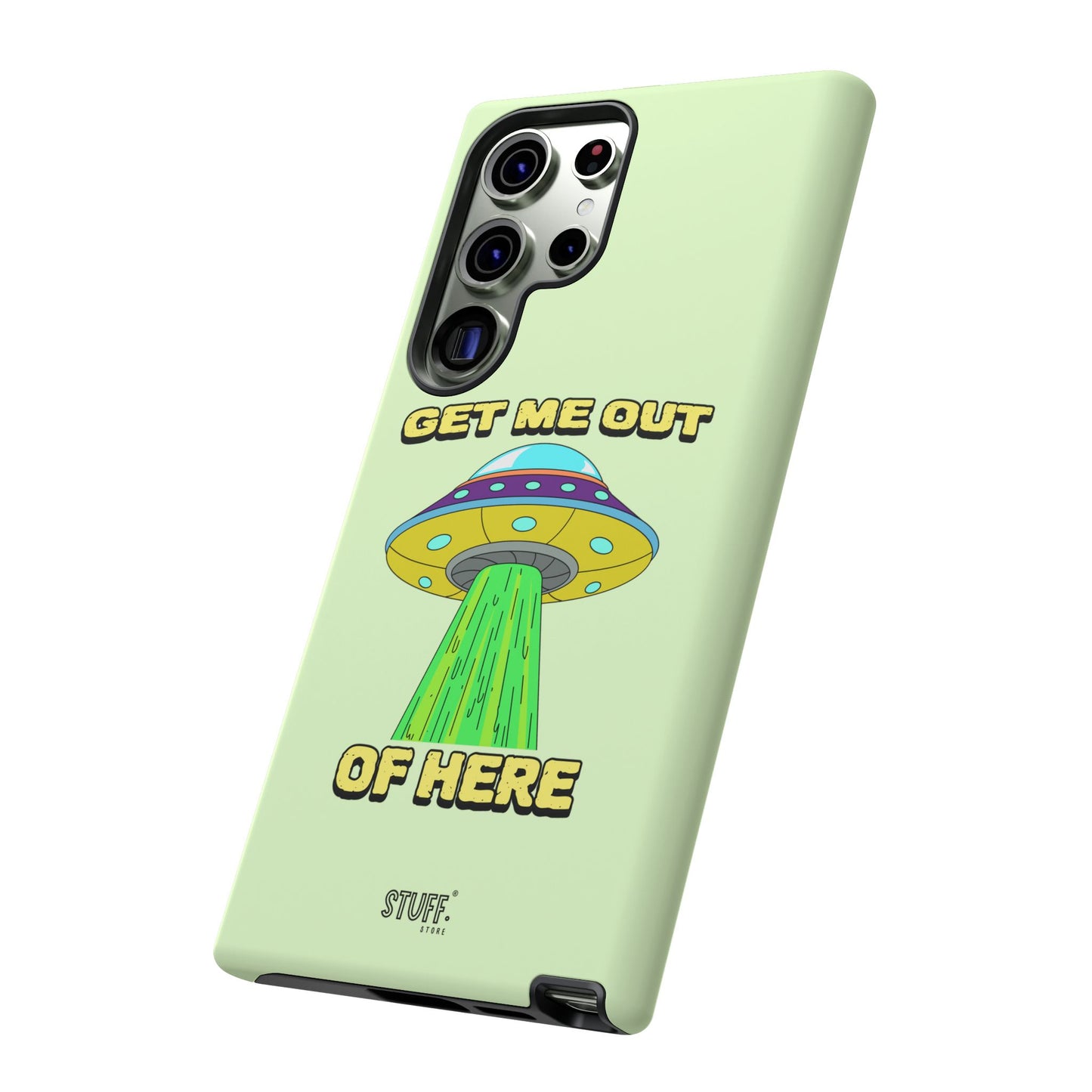 Get Me Out of Here | Coque résistante anti-choc — Vert Menthe