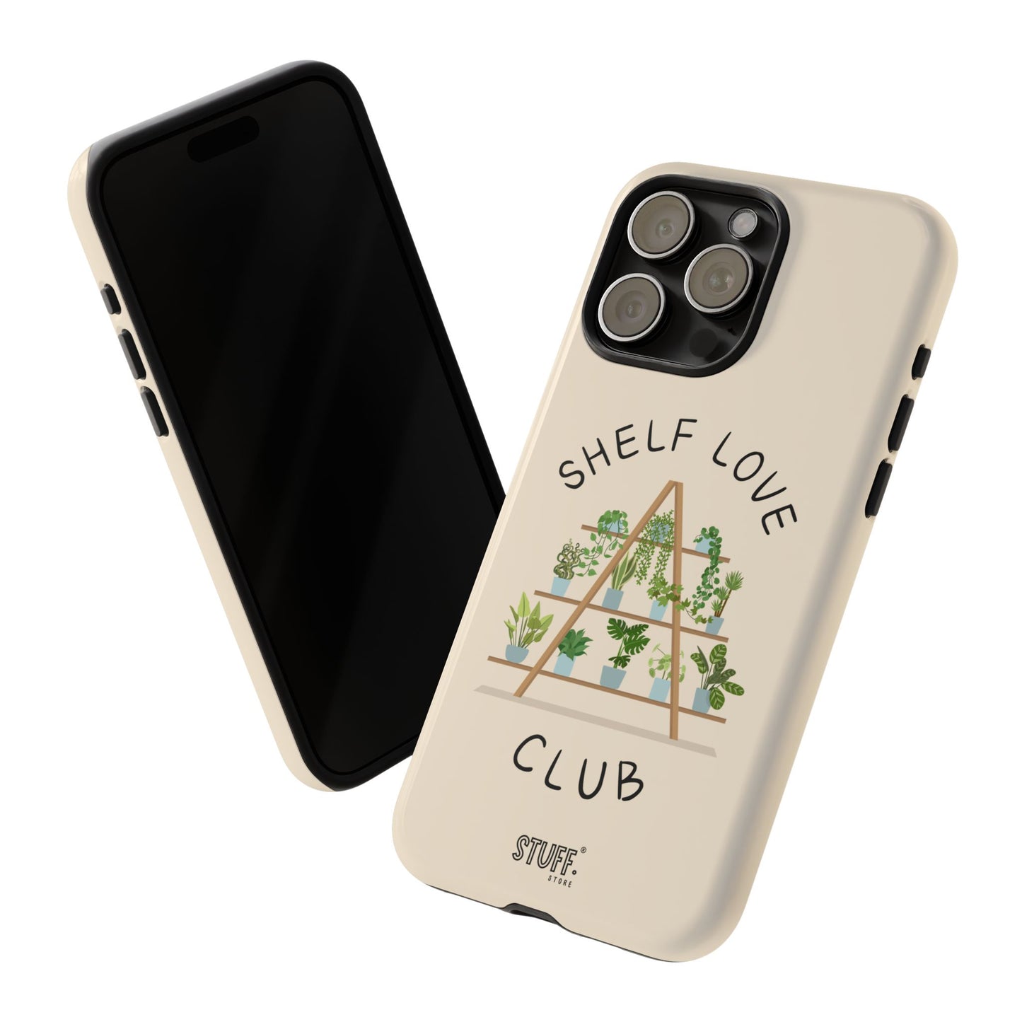 Shelf Love Club – Coque résistante à double protection | Parfaite pour les amoureux des plantes