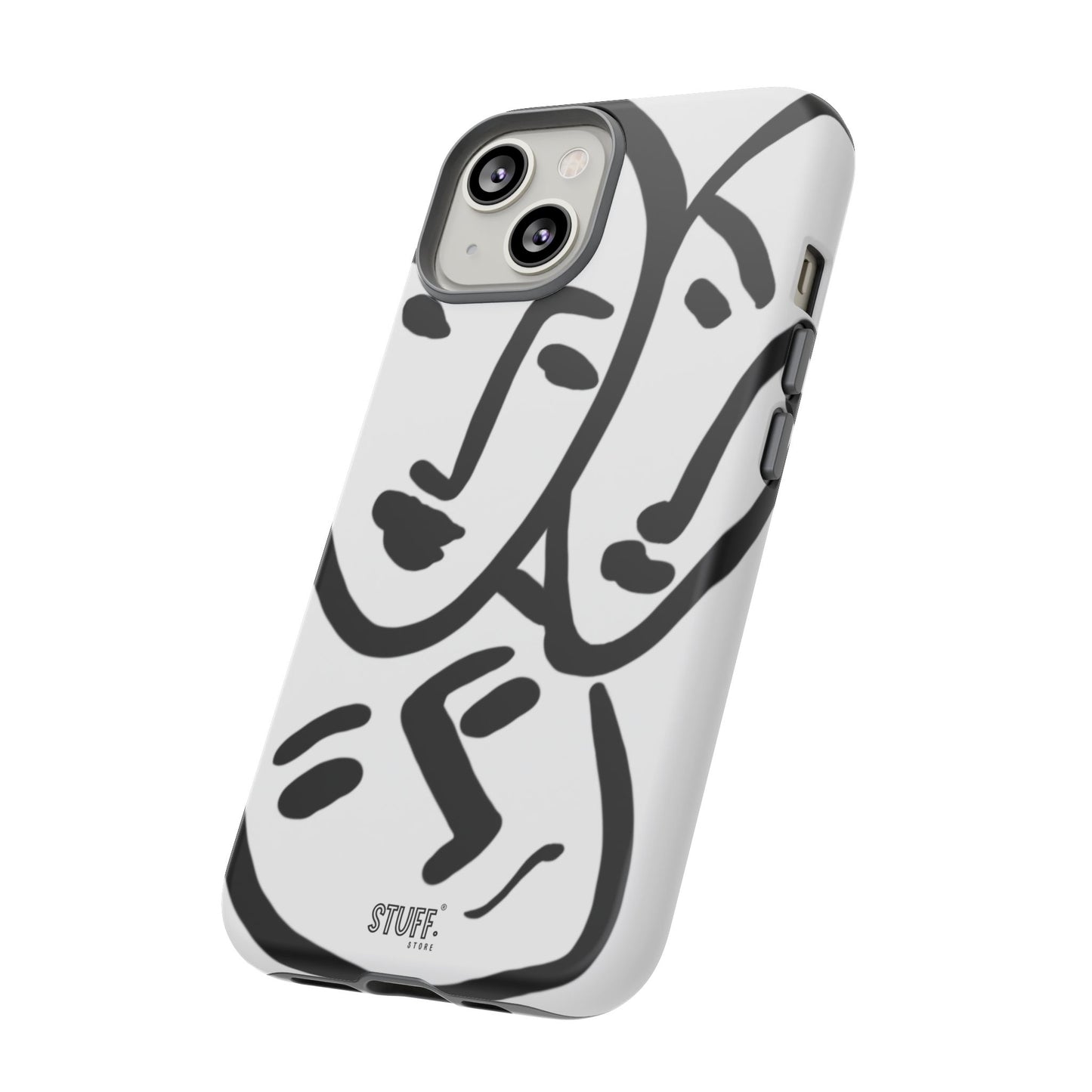 Les Trois Visages | Coque résistante double protection — inspiration Matisse