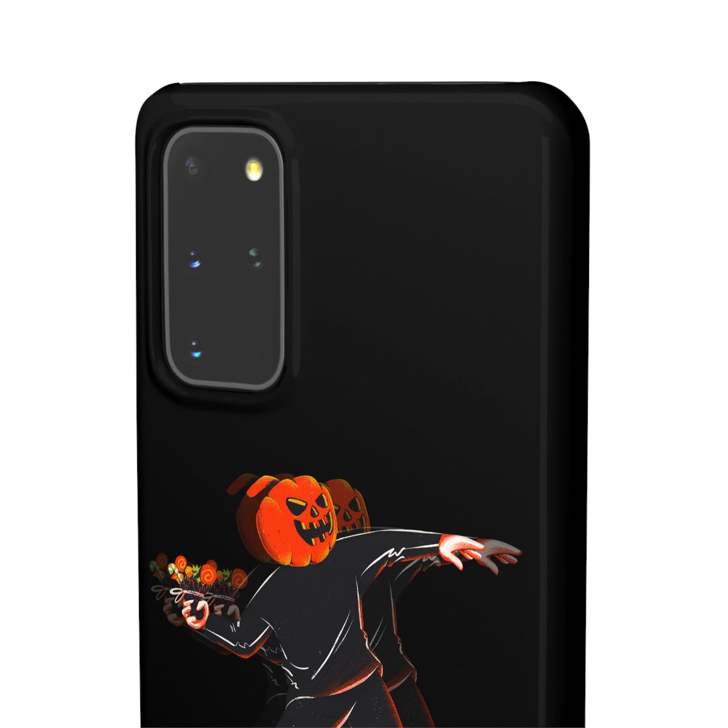 Pumpksy | Coque snap légère et résistante inspiration Banksy – Noir