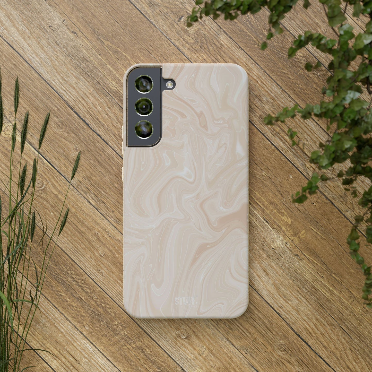 Liquid Marble Case | Coque Eco-Friendly en Bambou et Bioplastique Effet Marbré - Disponible avec Emballage Cadeau