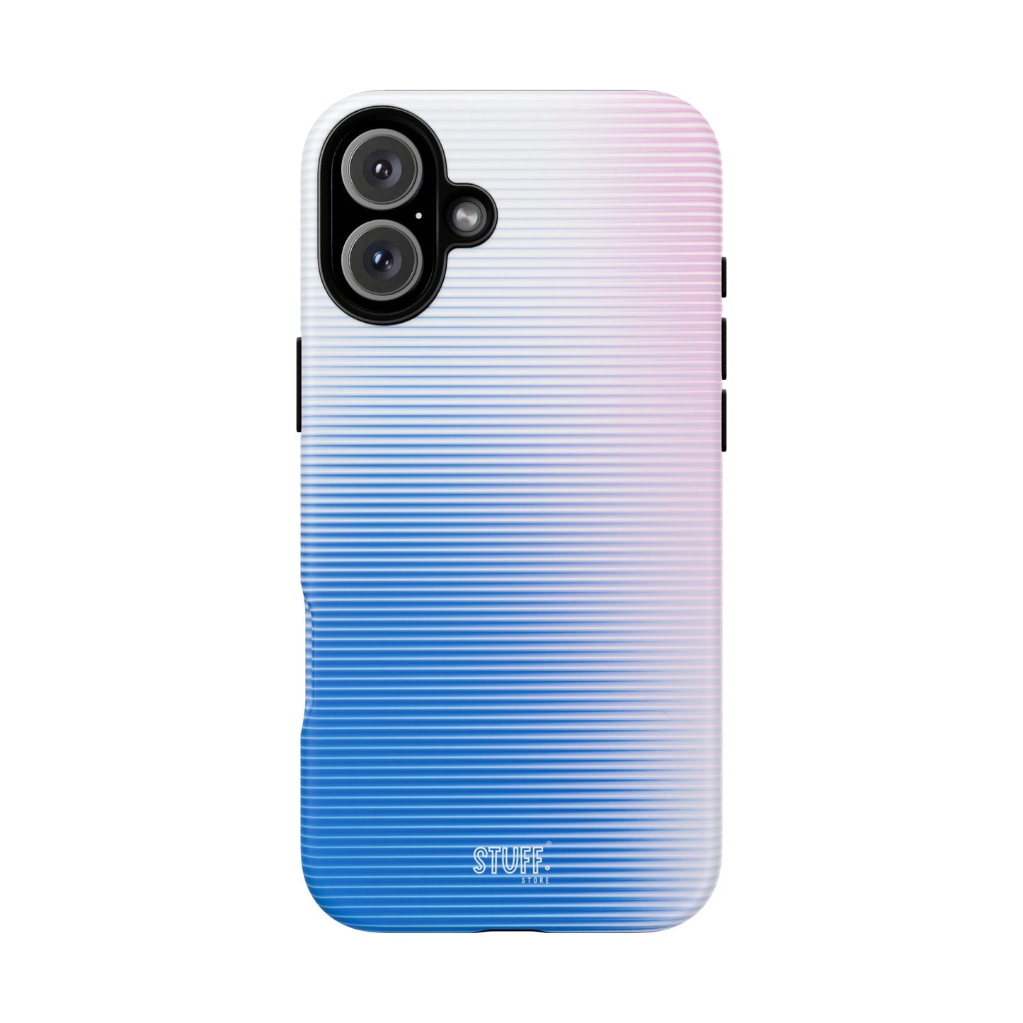 Gradient Case | Coque résistante double protection anti-choc - Dégradé Bleu & Rose