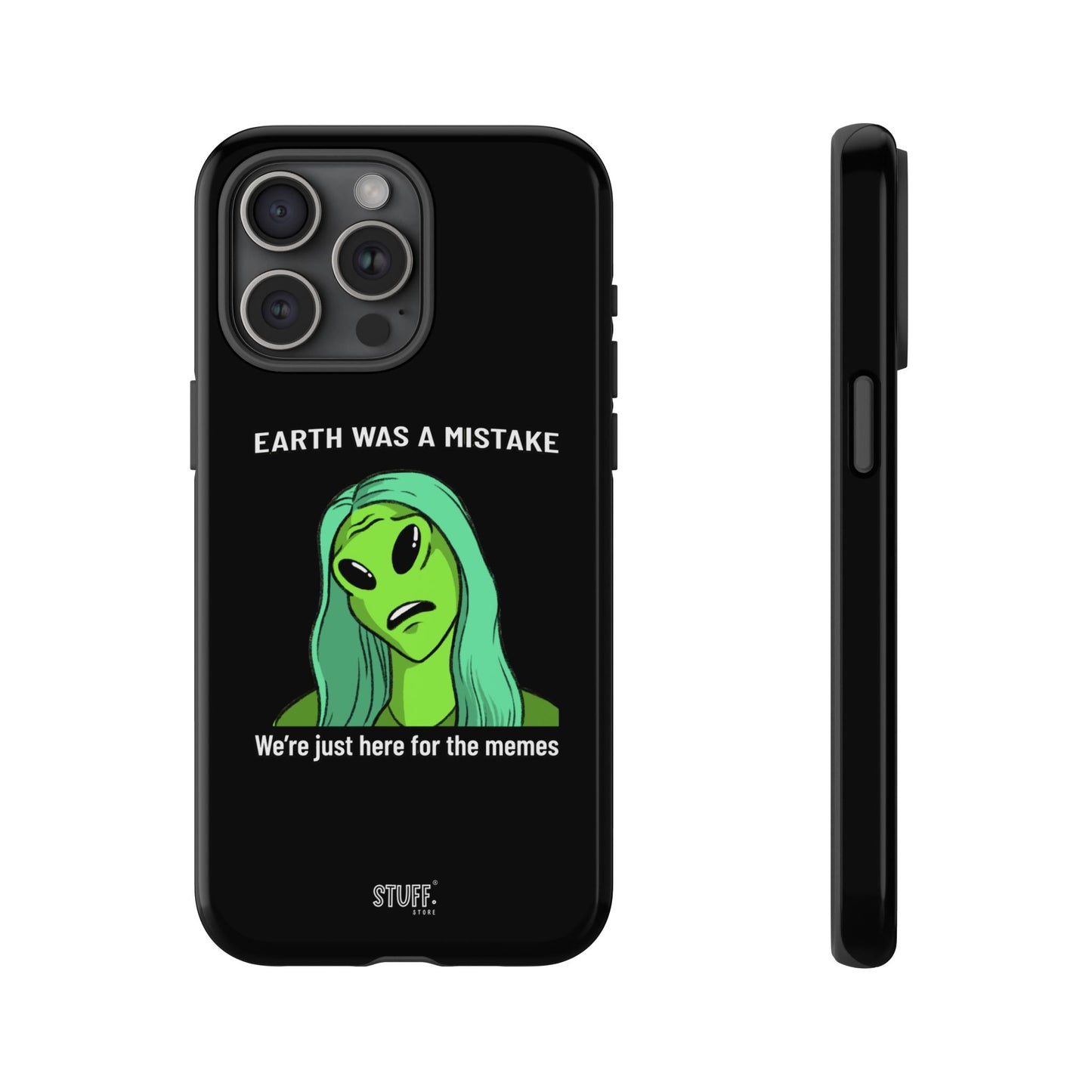 Meme Liking Alien Case | Coque résistante double protection pour les amateurs de Pop Culture