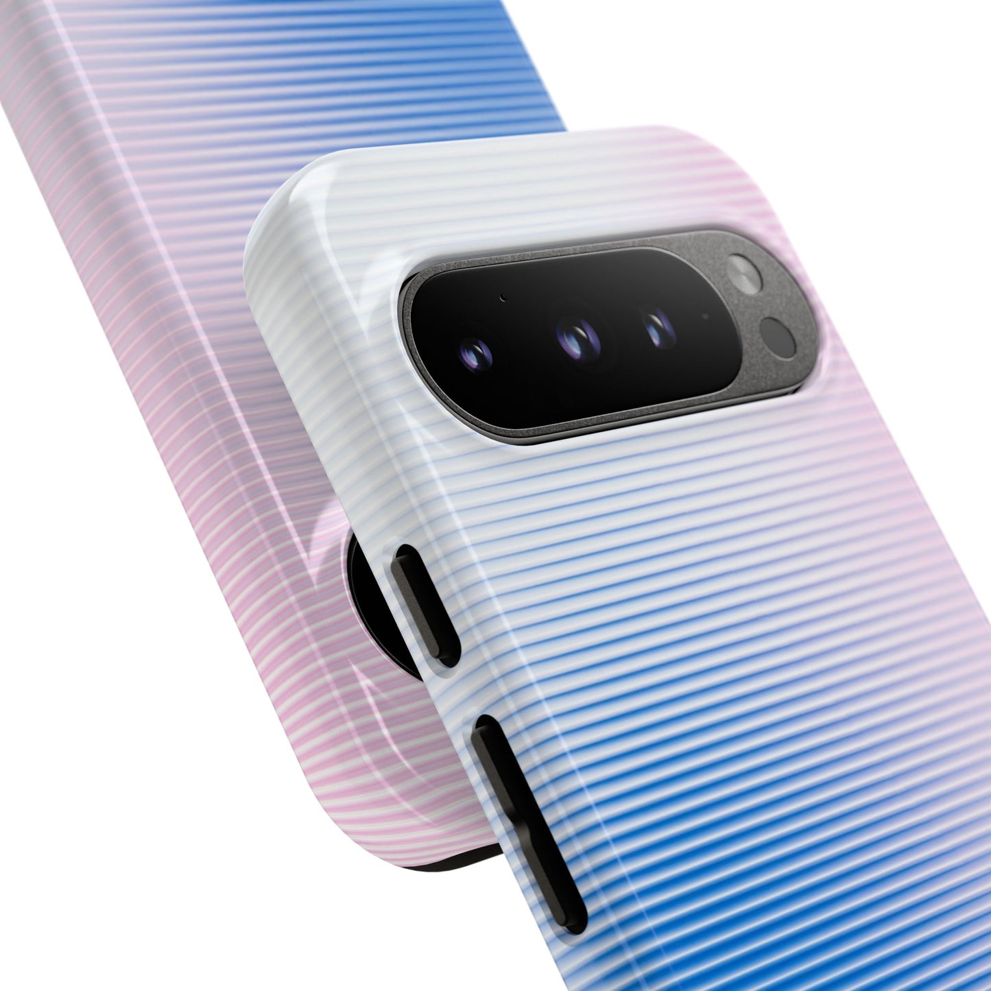 Gradient Case | Coque résistante double protection anti-choc - Dégradé Bleu & Rose