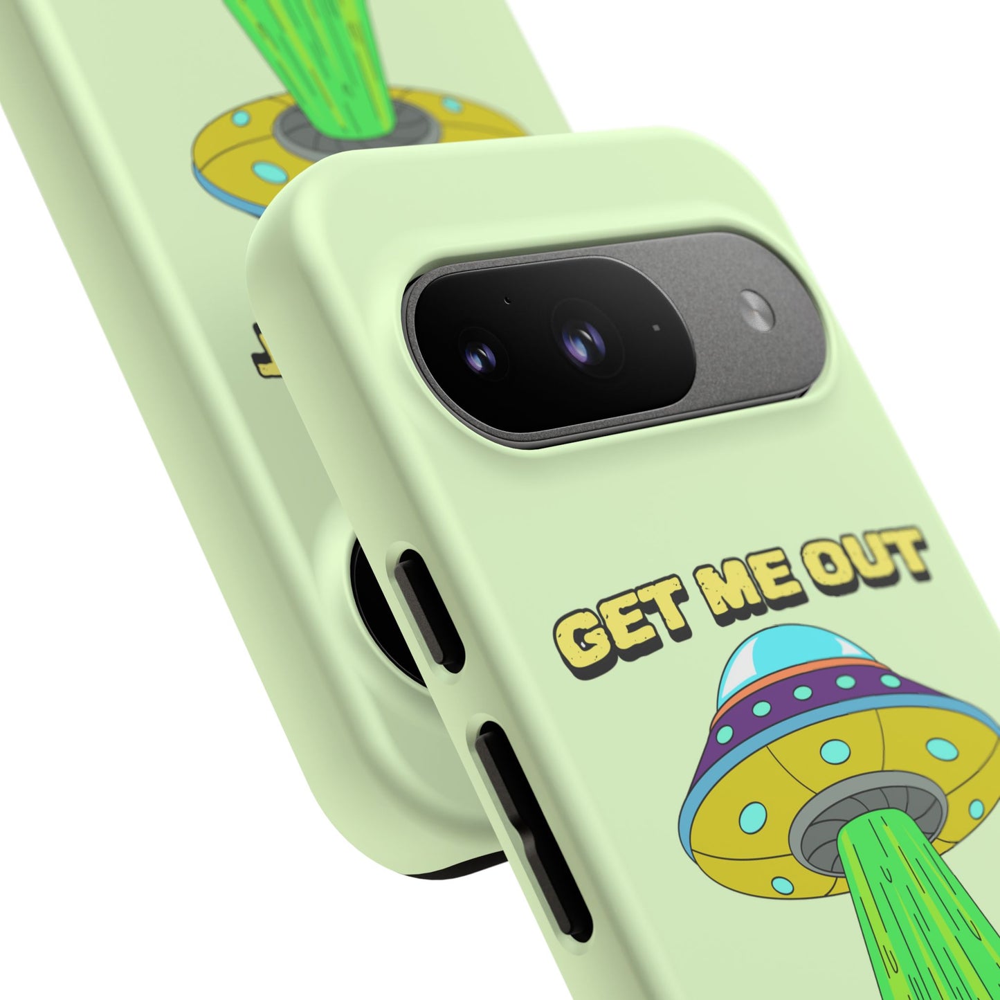 Get Me Out of Here | Coque résistante anti-choc — Vert Menthe