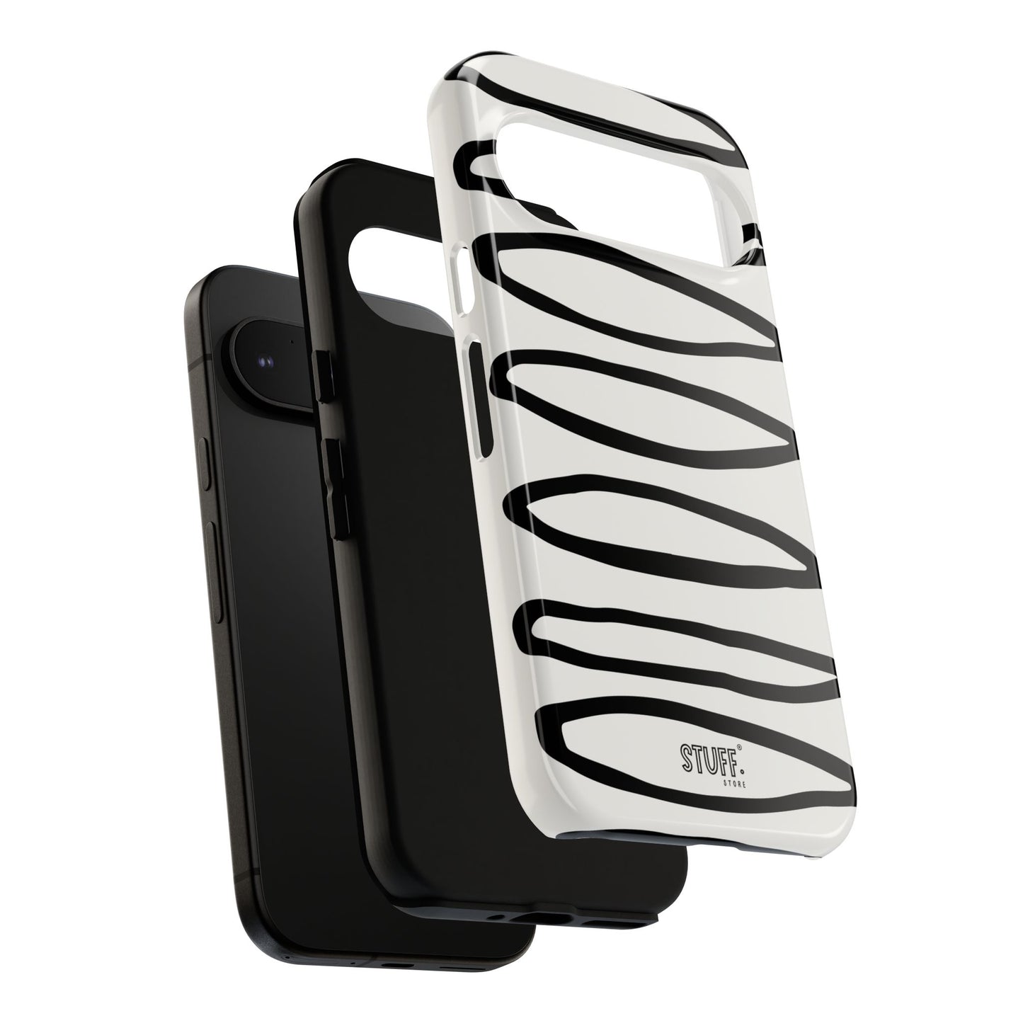Loopy Case | Coque résistante double protection - Motif cercles abstraits
