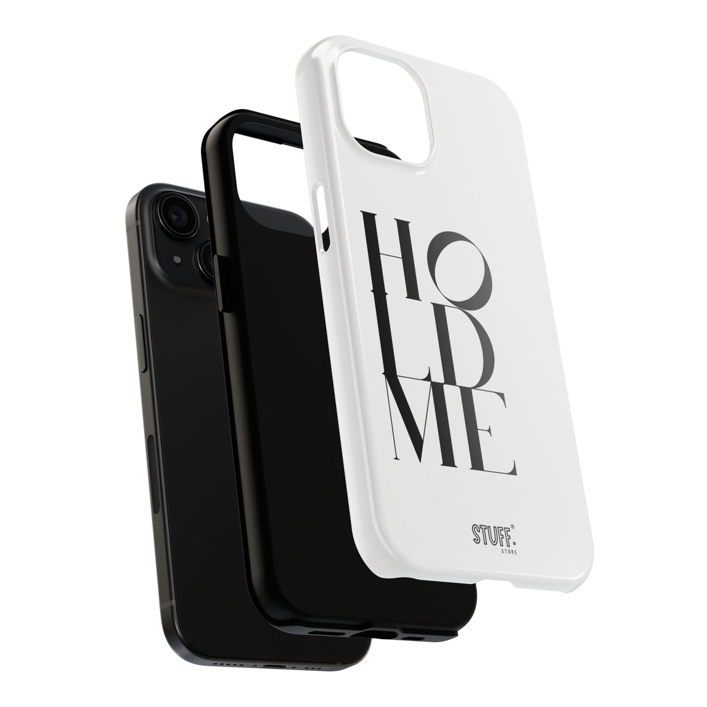 Hold Me | Coque résistante et durable avec Design épuré Monochrome