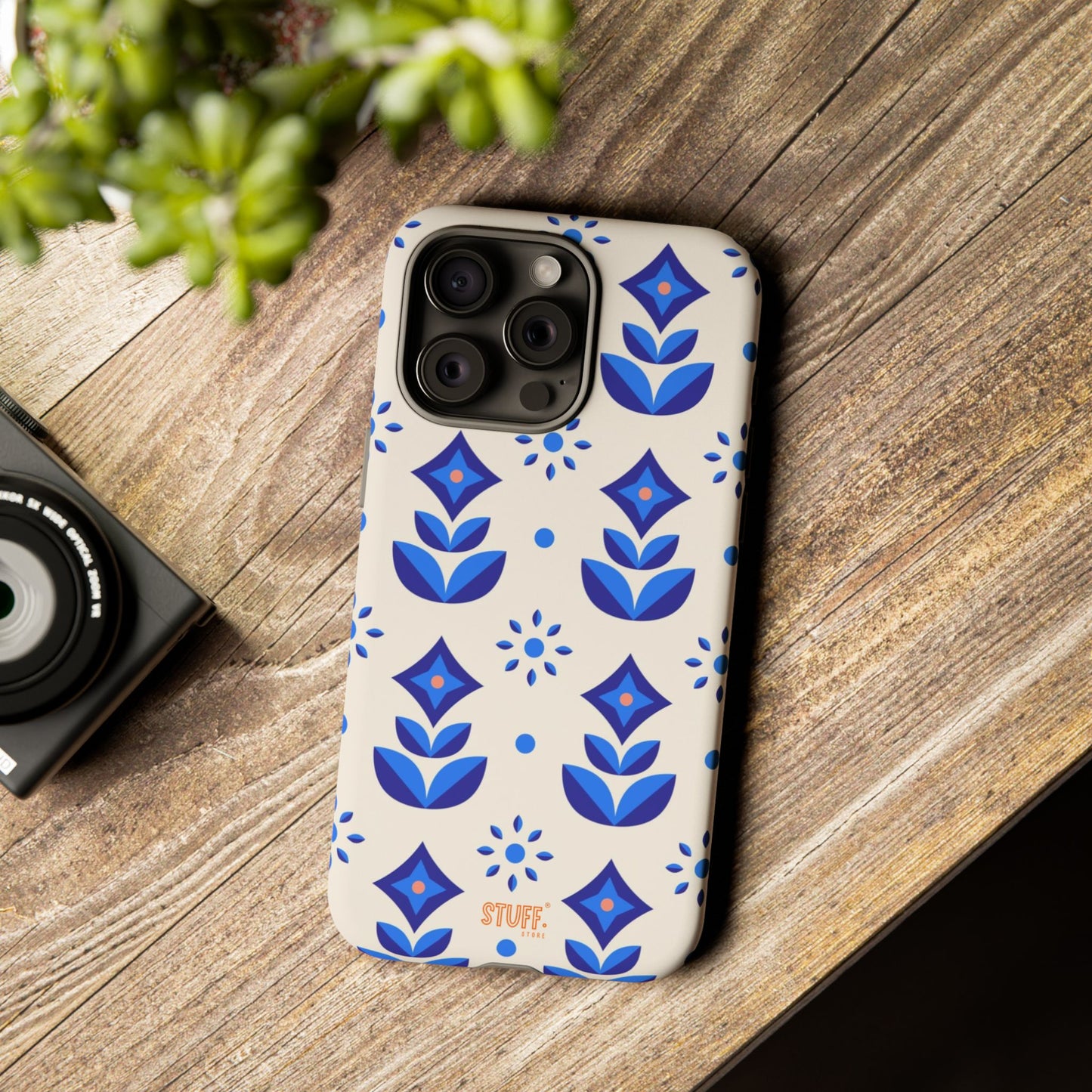Floral Case | Coque résistante double protection avec Design Fleuri