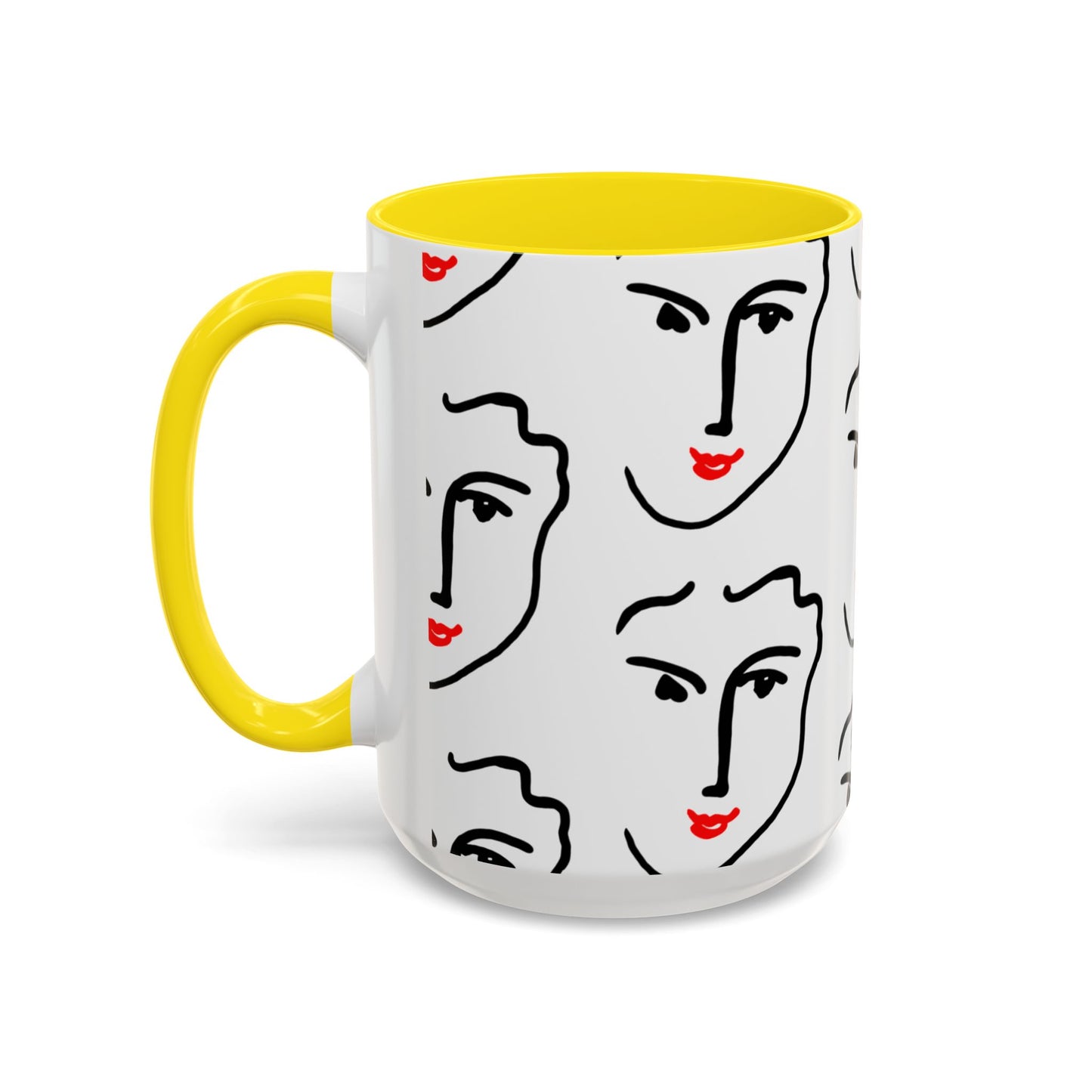 Nadia Cup | Matisse-inspired two-tone mug - 330ml