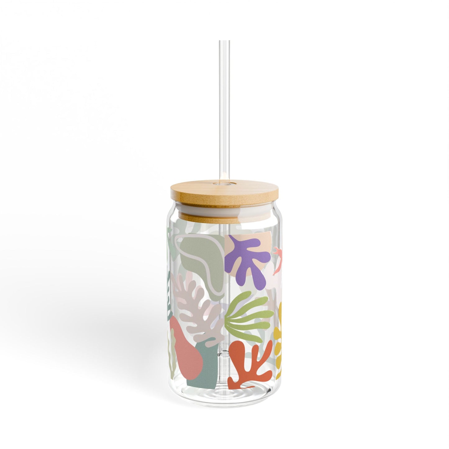 Pastel Jungle Cup | Tasse anti-fuite pratique et étanche pour boissons chaudes et froides – 470ml