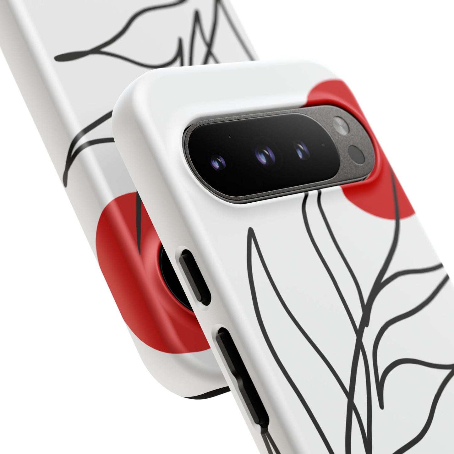 Red Sun Case | Coque résistante double protection avec Design Minimaliste