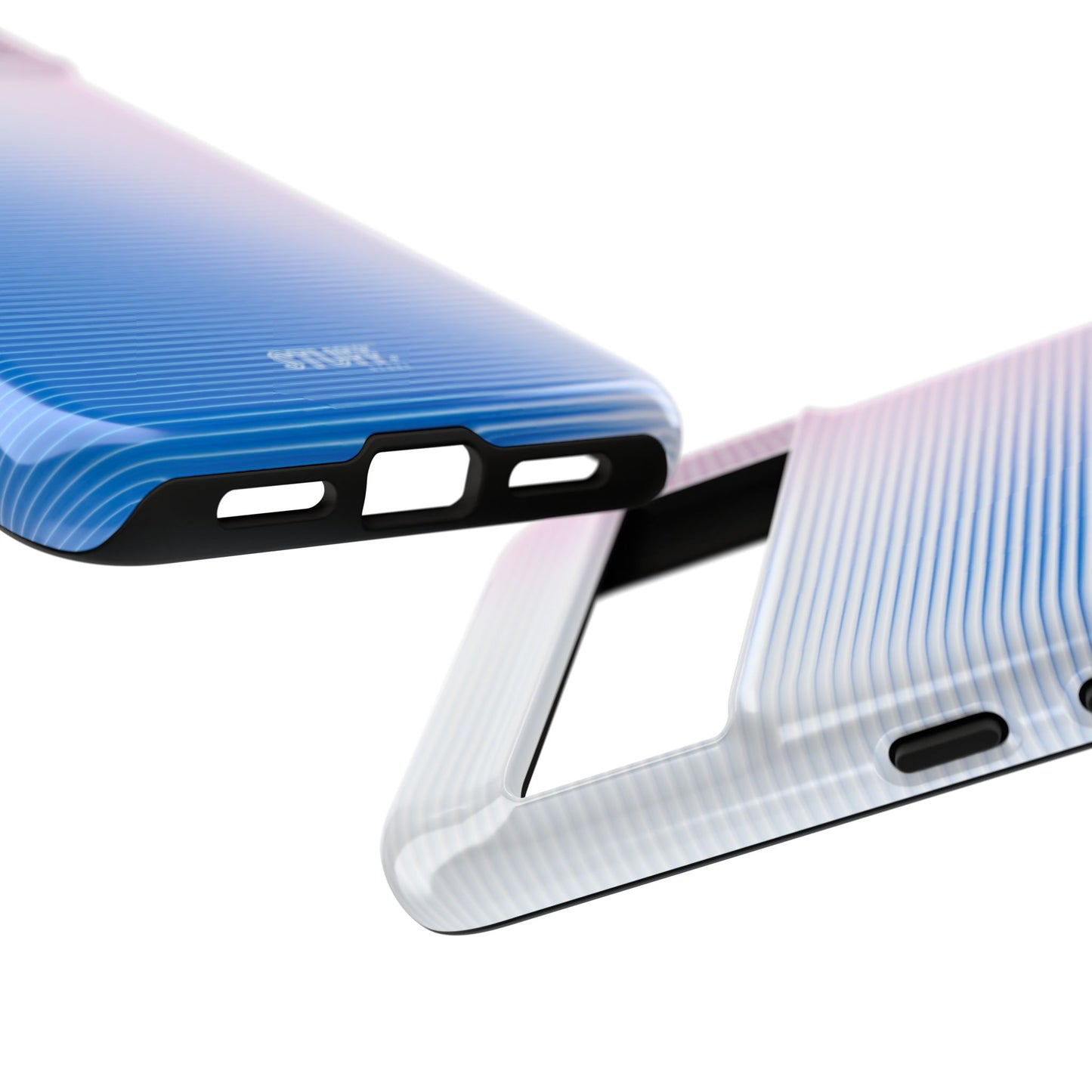 Gradient Case | Coque résistante double protection anti-choc - Dégradé Bleu & Rose