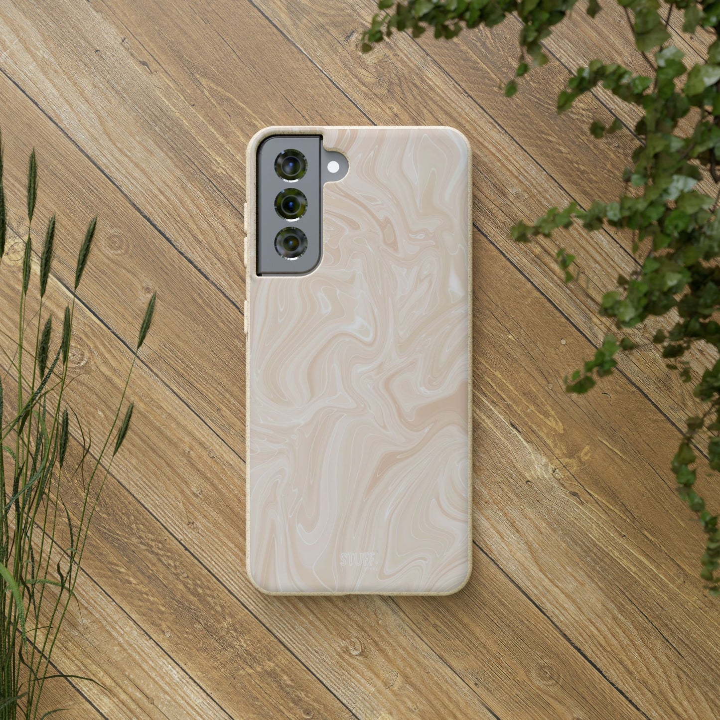 Liquid Marble Case | Coque Eco-Friendly en Bambou et Bioplastique Effet Marbré - Disponible avec Emballage Cadeau