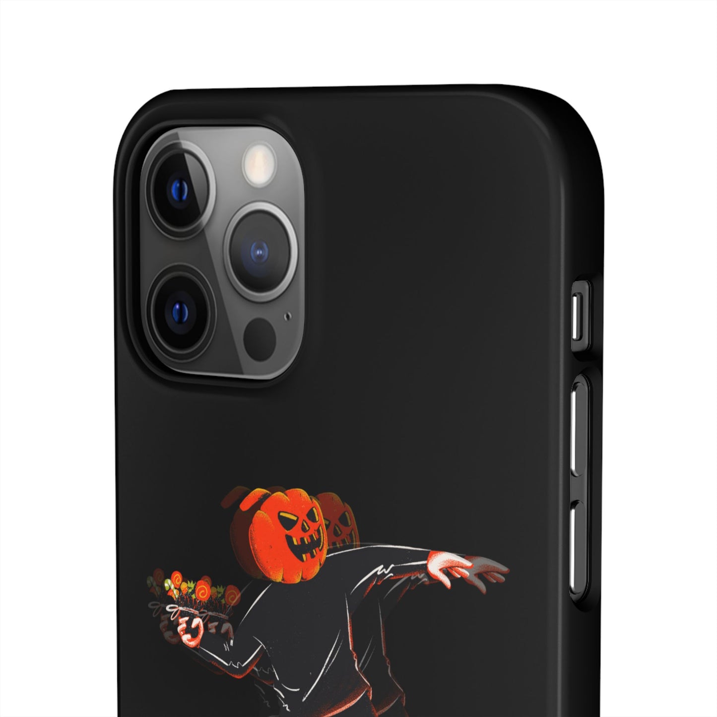 Pumpksy | Coque snap légère et résistante inspiration Banksy – Noir