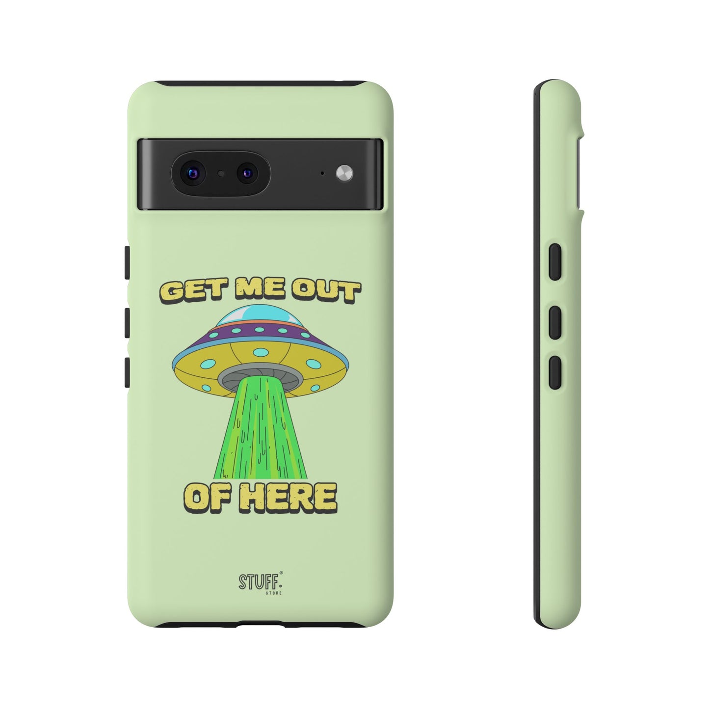 Get Me Out of Here | Coque résistante anti-choc — Vert Menthe
