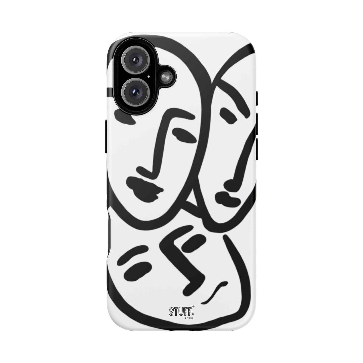 Les Trois Visages | Coque résistante double protection — inspiration Matisse