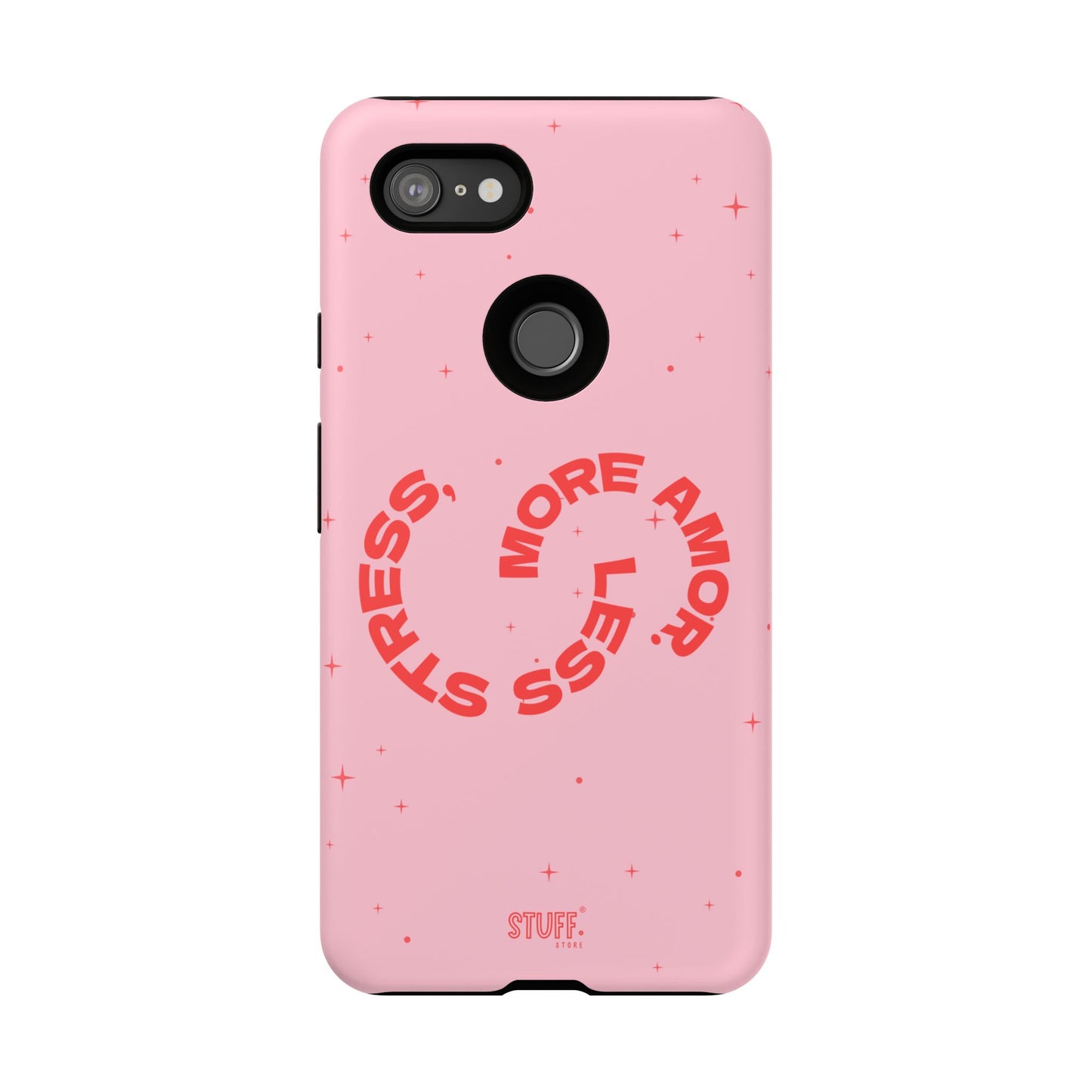 More Amor Case | Coque résistante double protection avec phrase Bienveillante