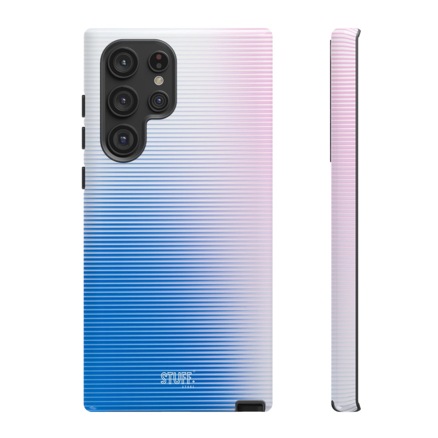 Gradient Case | Coque résistante double protection anti-choc - Dégradé Bleu & Rose