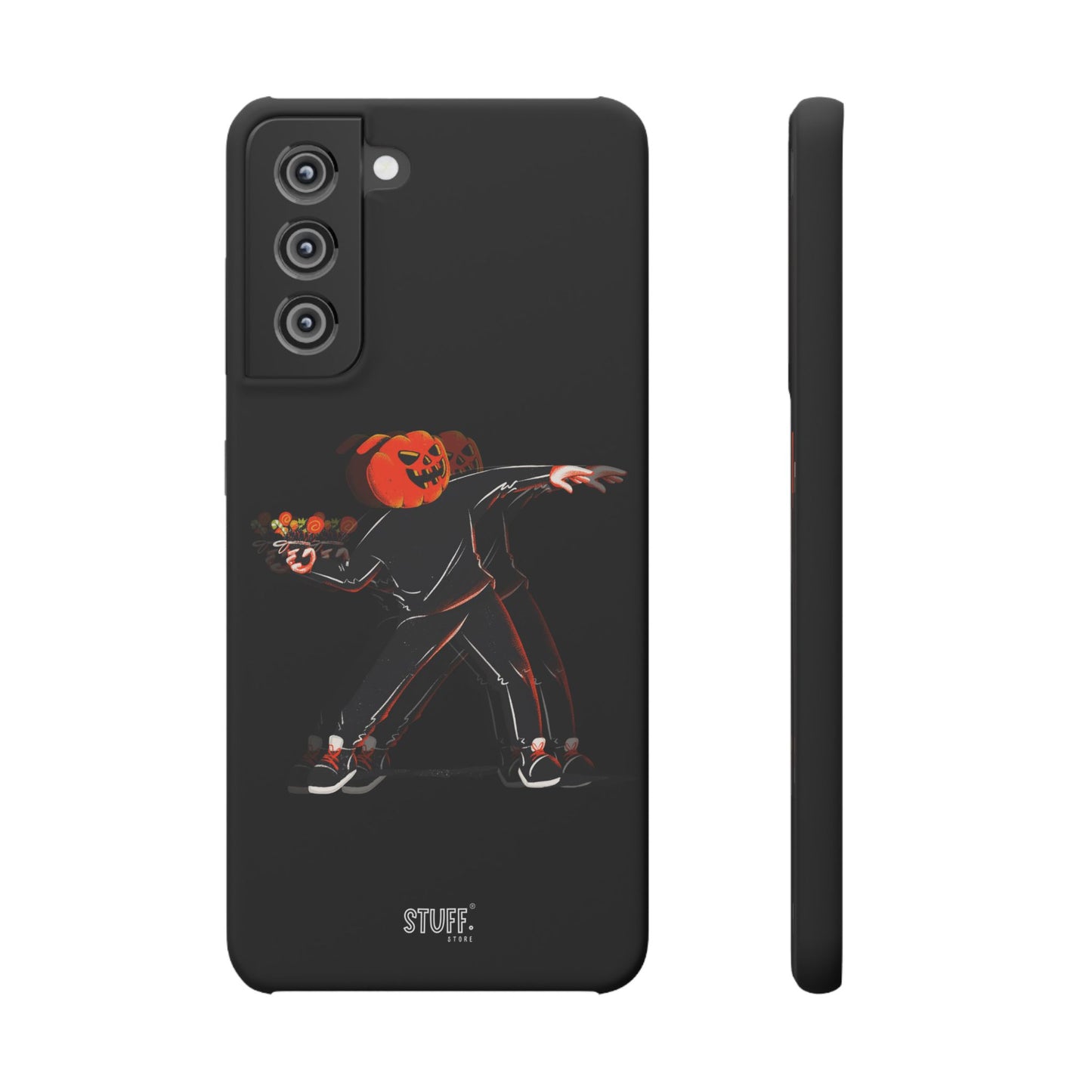 Pumpksy | Coque snap légère et résistante inspiration Banksy – Noir
