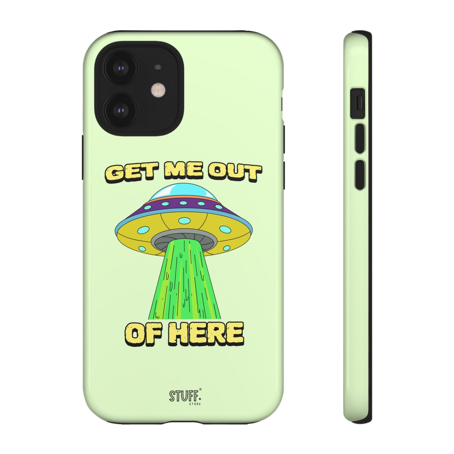 Get Me Out of Here | Coque résistante anti-choc — Vert Menthe