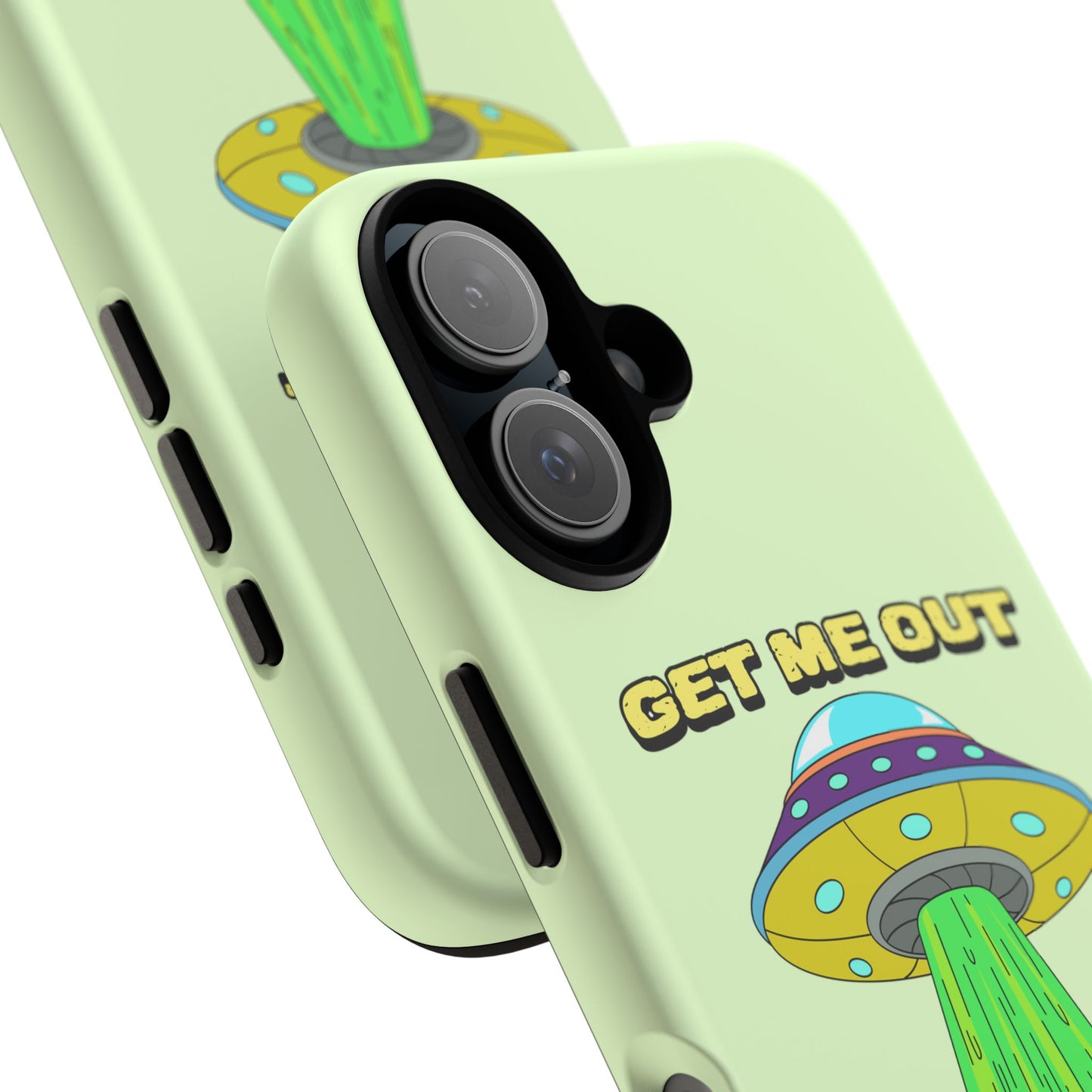 Get Me Out of Here | Coque résistante anti-choc — Vert Menthe