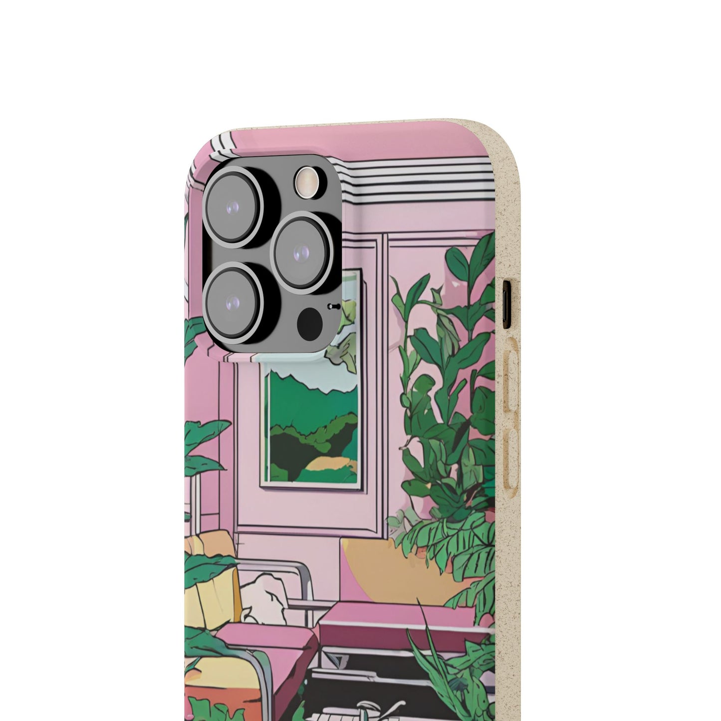 Plant Pop Case | Coque biodégradable en bambou et bioplastique avec design coloré | Parfait pour les amoureux des plantes - Avec emballage cadeau