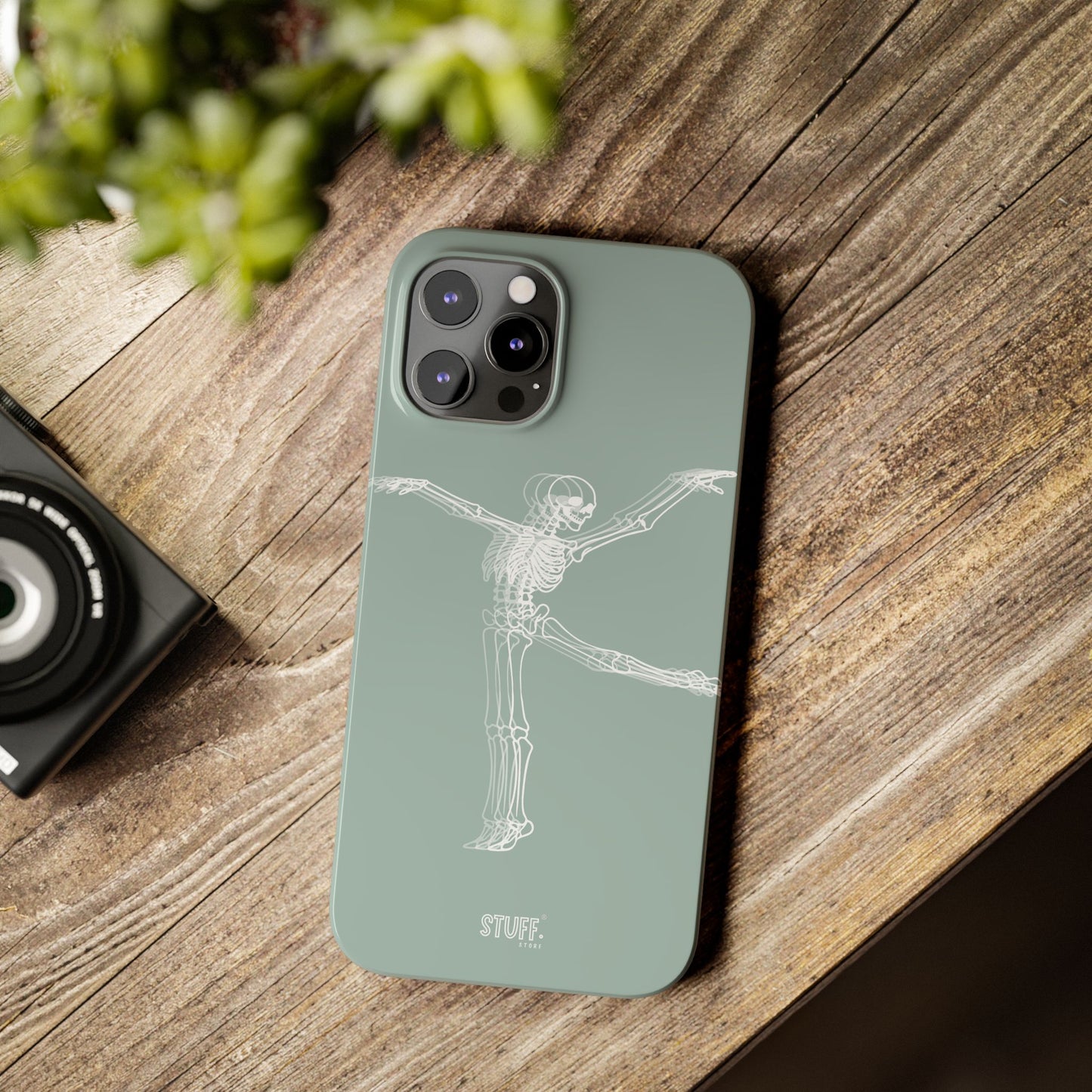 Bone-a-Rina | Coque slim durable et anti-chocs avec Design de Squelette Ballerine
