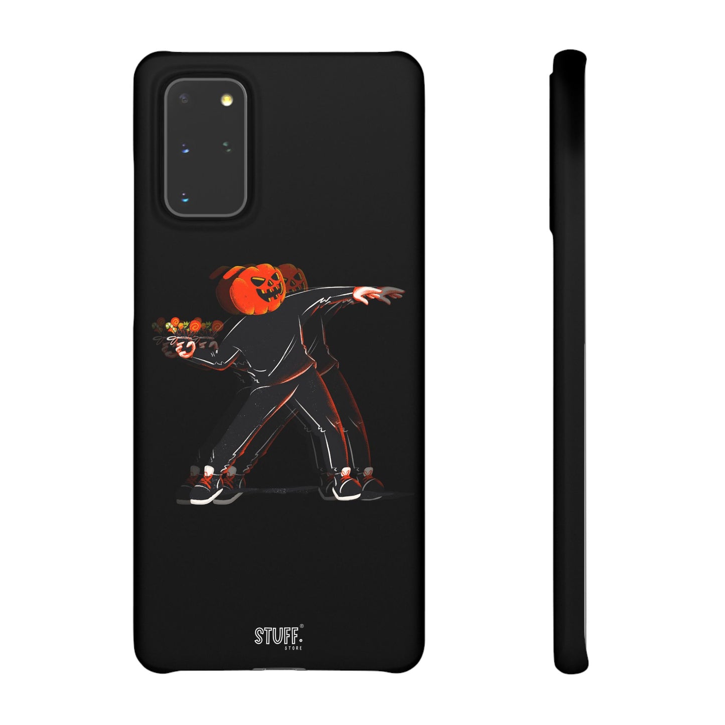 Pumpksy | Coque snap légère et résistante inspiration Banksy – Noir