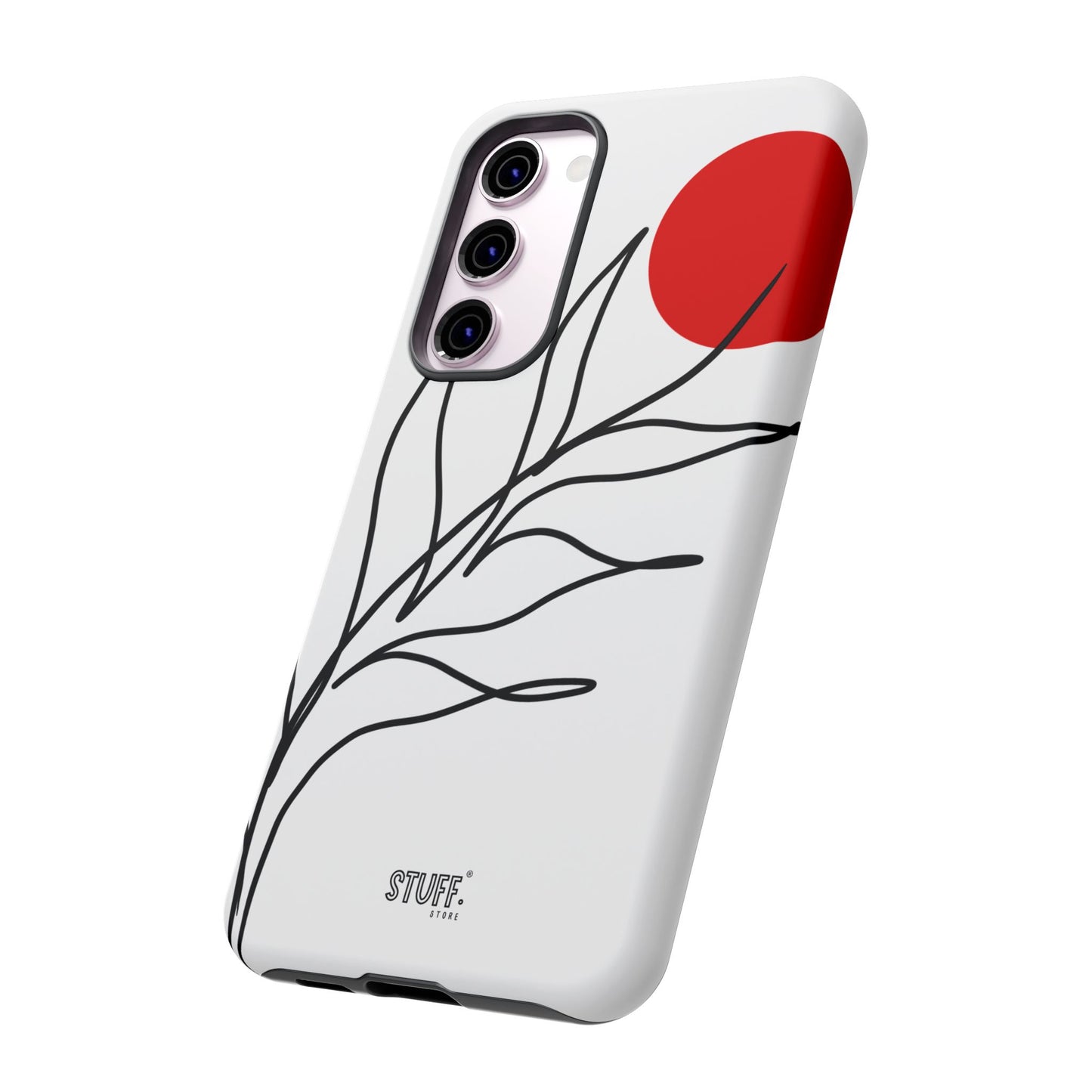 Red Sun Case | Coque résistante double protection avec Design Minimaliste