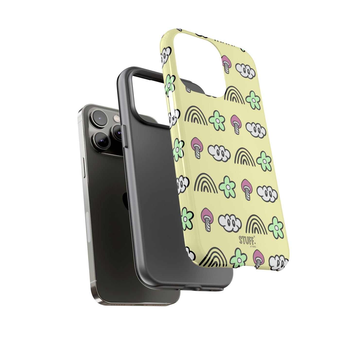 Pixie Case | Coque résistante double protection — Collection Pixie — Jaune
