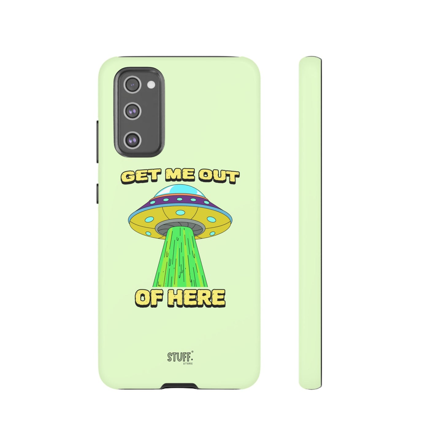 Get Me Out of Here | Coque résistante anti-choc — Vert Menthe
