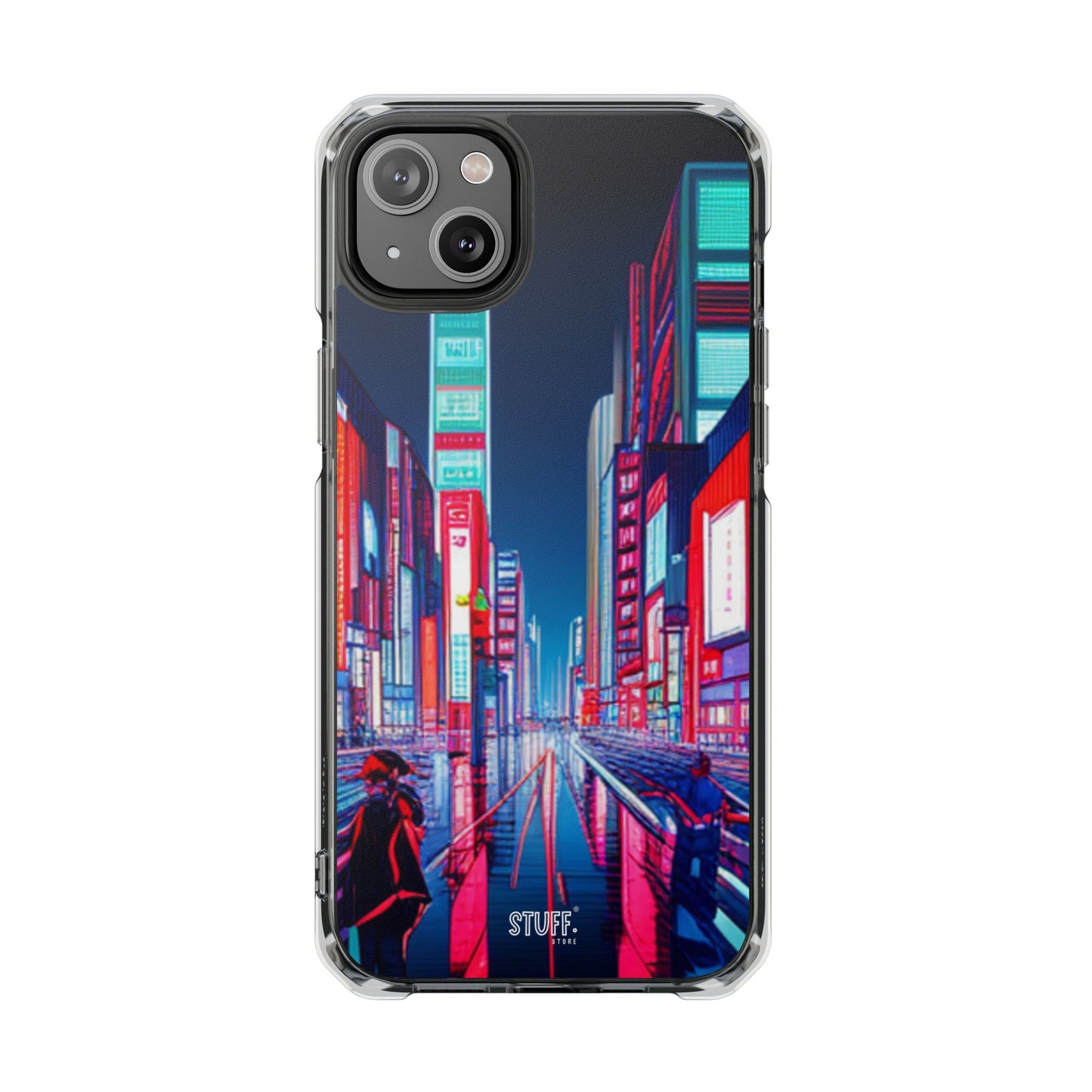 Cyber City Case | Coque transparente magnétique antichoc compatible MagSafe®