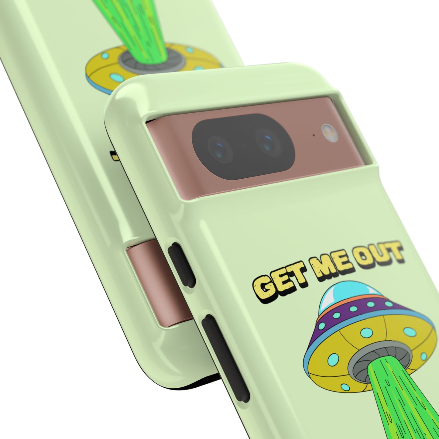 Get Me Out of Here | Coque résistante anti-choc — Vert Menthe