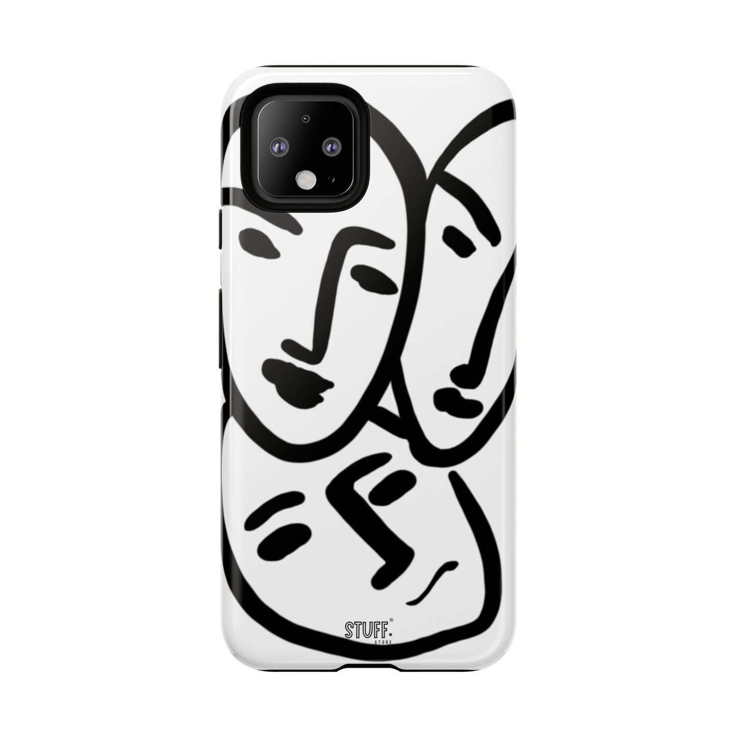 Les Trois Visages | Coque résistante double protection — inspiration Matisse