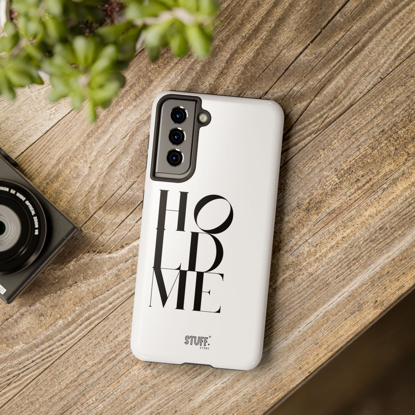 Hold Me | Coque résistante et durable avec Design épuré Monochrome
