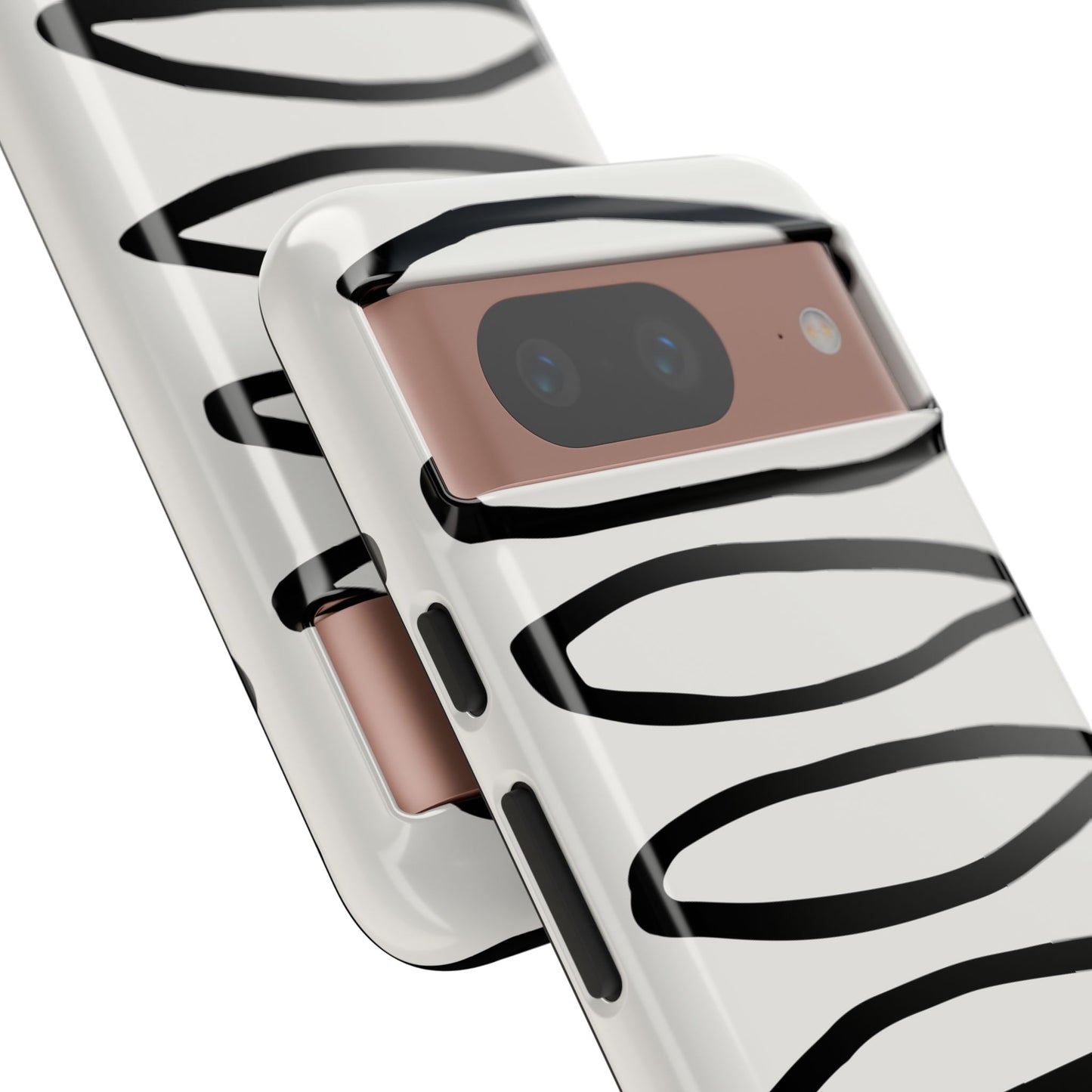 Loopy Case | Coque résistante double protection - Motif cercles abstraits