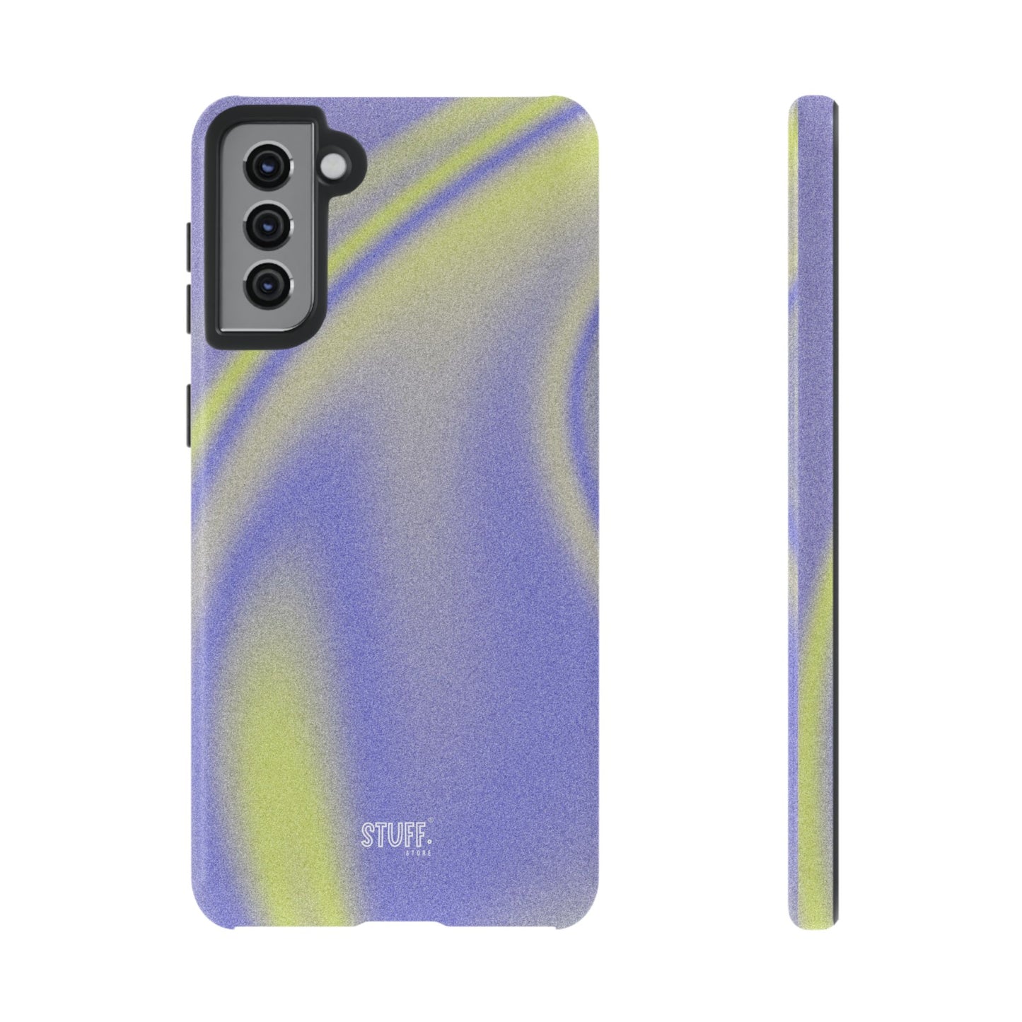 Vibrant Case | Coque résistante double protection anti-choc - Violet & Jaune