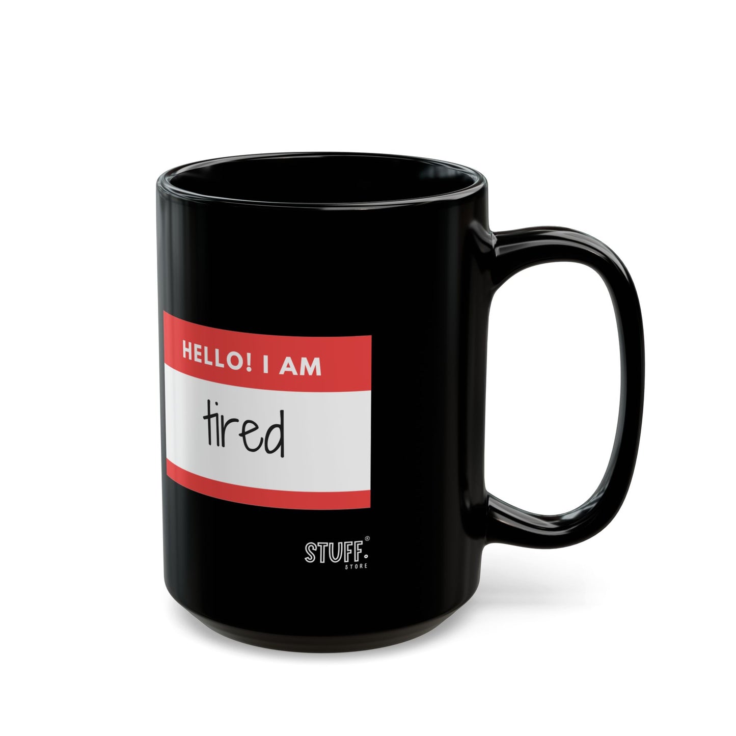 Hello! Cup | Mug en céramique noir 330ml / 440ml