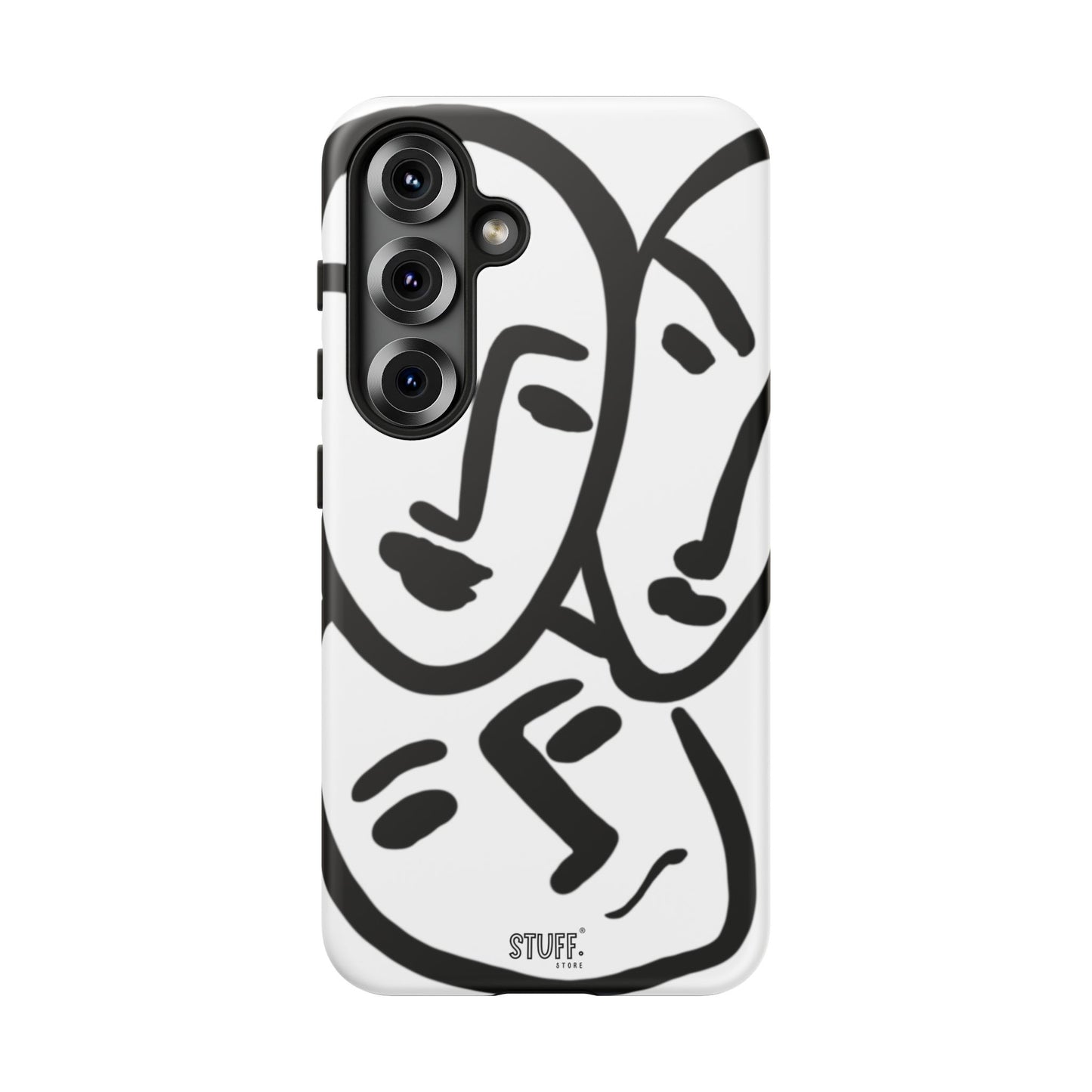 Les Trois Visages | Coque résistante double protection — inspiration Matisse