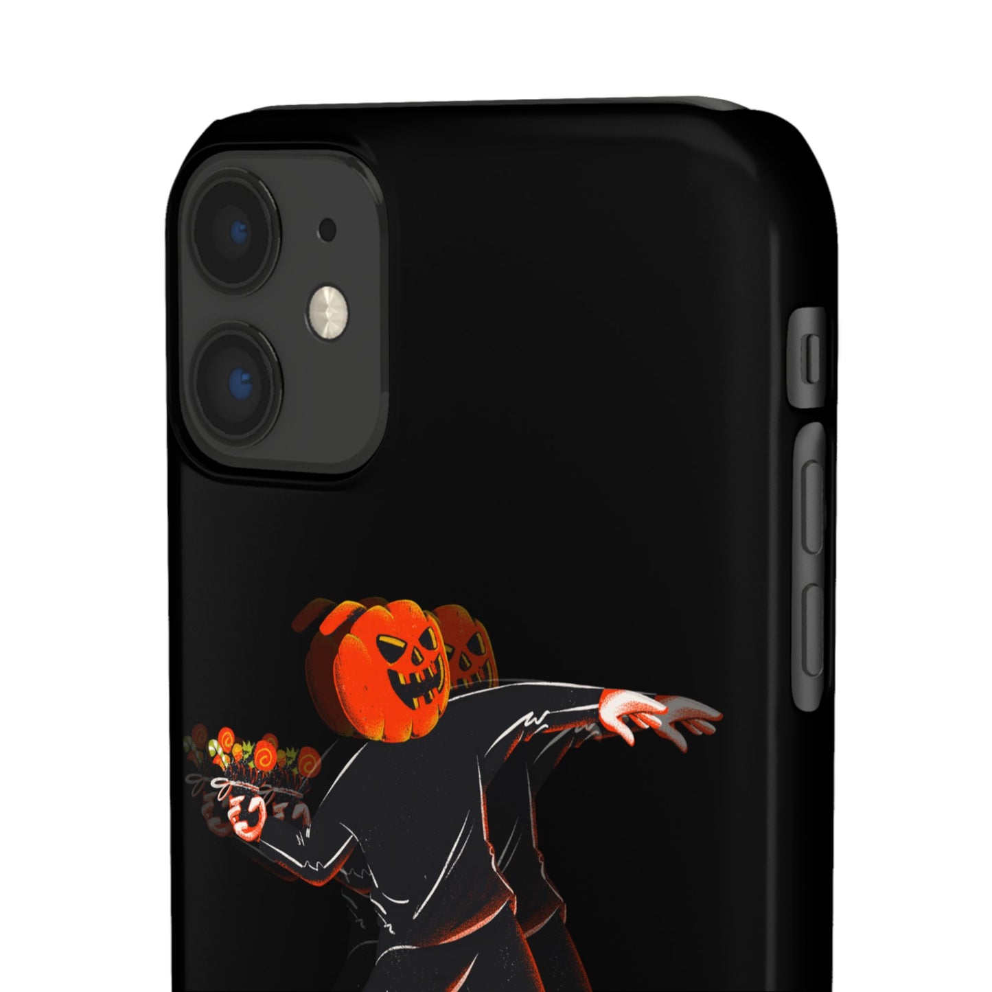 Pumpksy | Coque snap légère et résistante inspiration Banksy – Noir