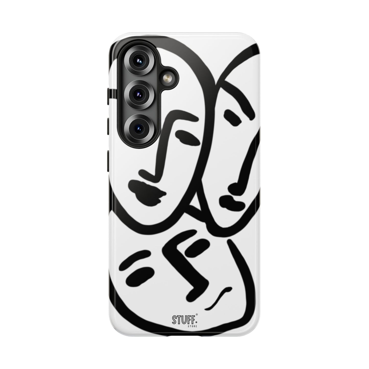 Les Trois Visages | Coque résistante double protection — inspiration Matisse