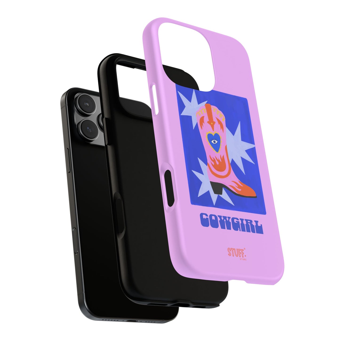Cowgirl Case | Cose résistante double protection avec Design Western